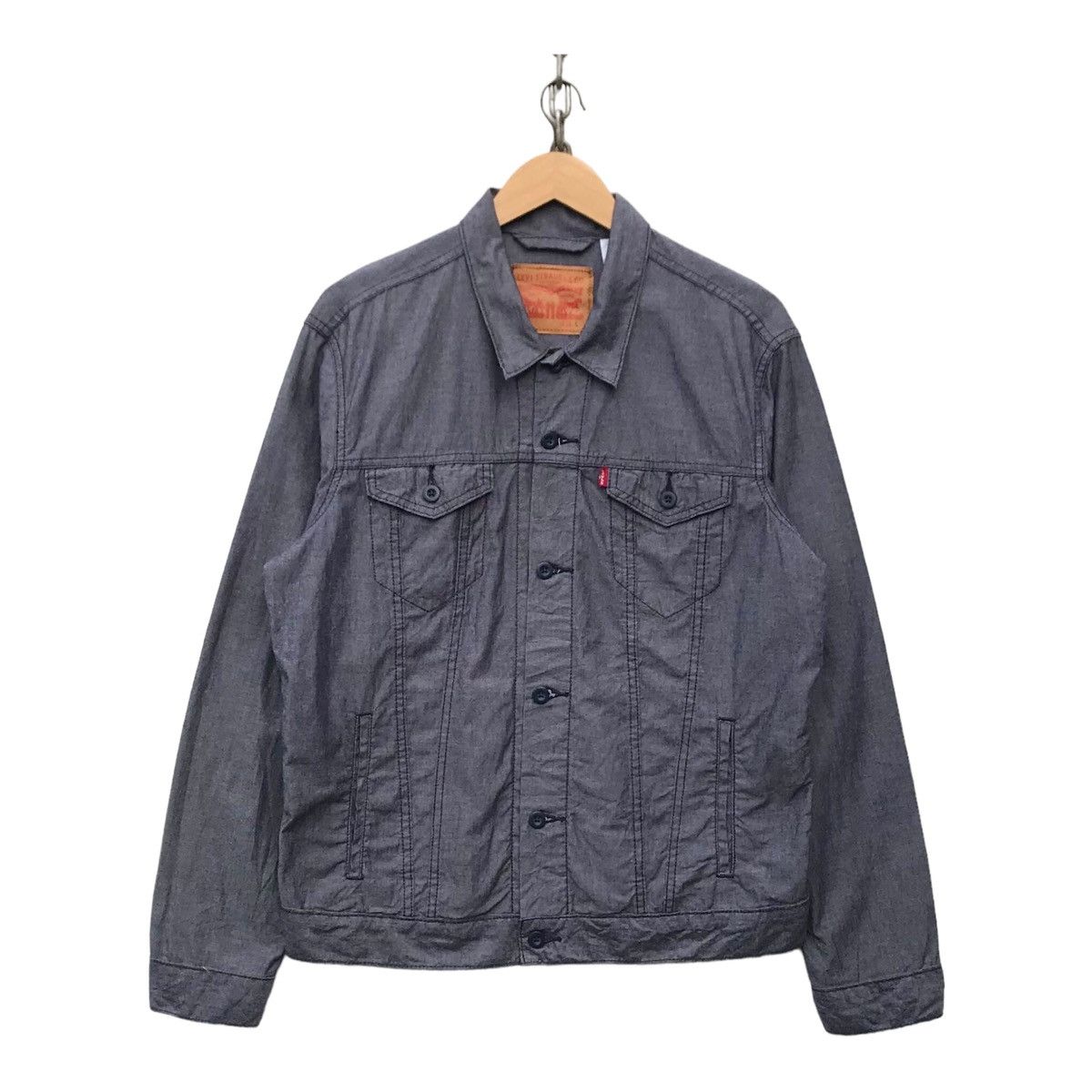 Levi's Levis Trucker Chambray Light Jacket Size US M / EU 48-50 / 2 - 1 Thumbnail