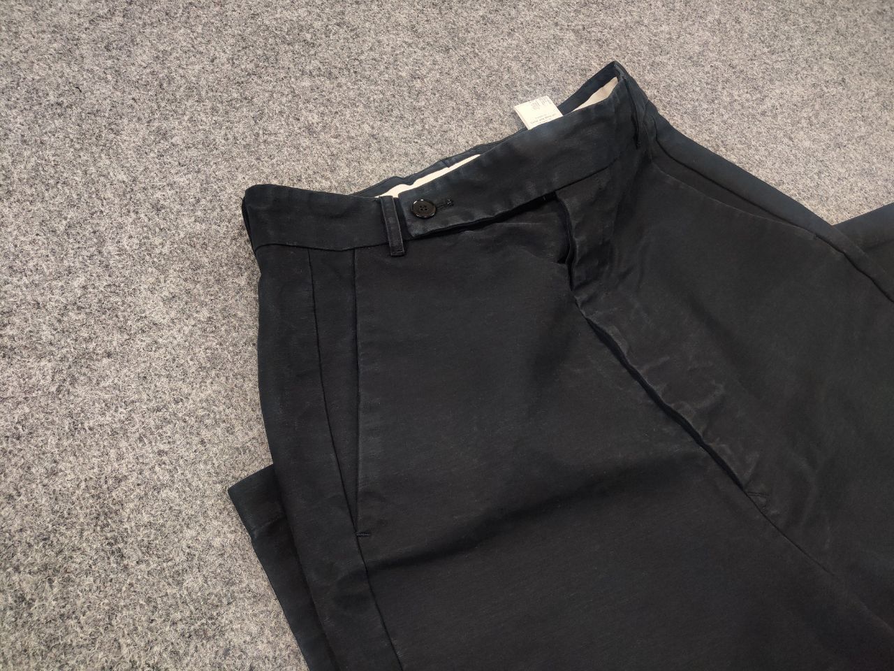 Rick Owens Rick Owens drop crotch Black Canvas Button up trousers Pants Size US 32 / EU 48 - 9 Thumbnail