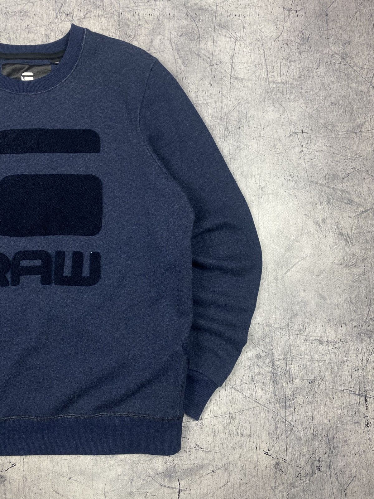 G-Star G-Star RAW Yster Big Logo Crewneck Sweatshirt Size US XL / EU 56 / 4 - 4 Thumbnail