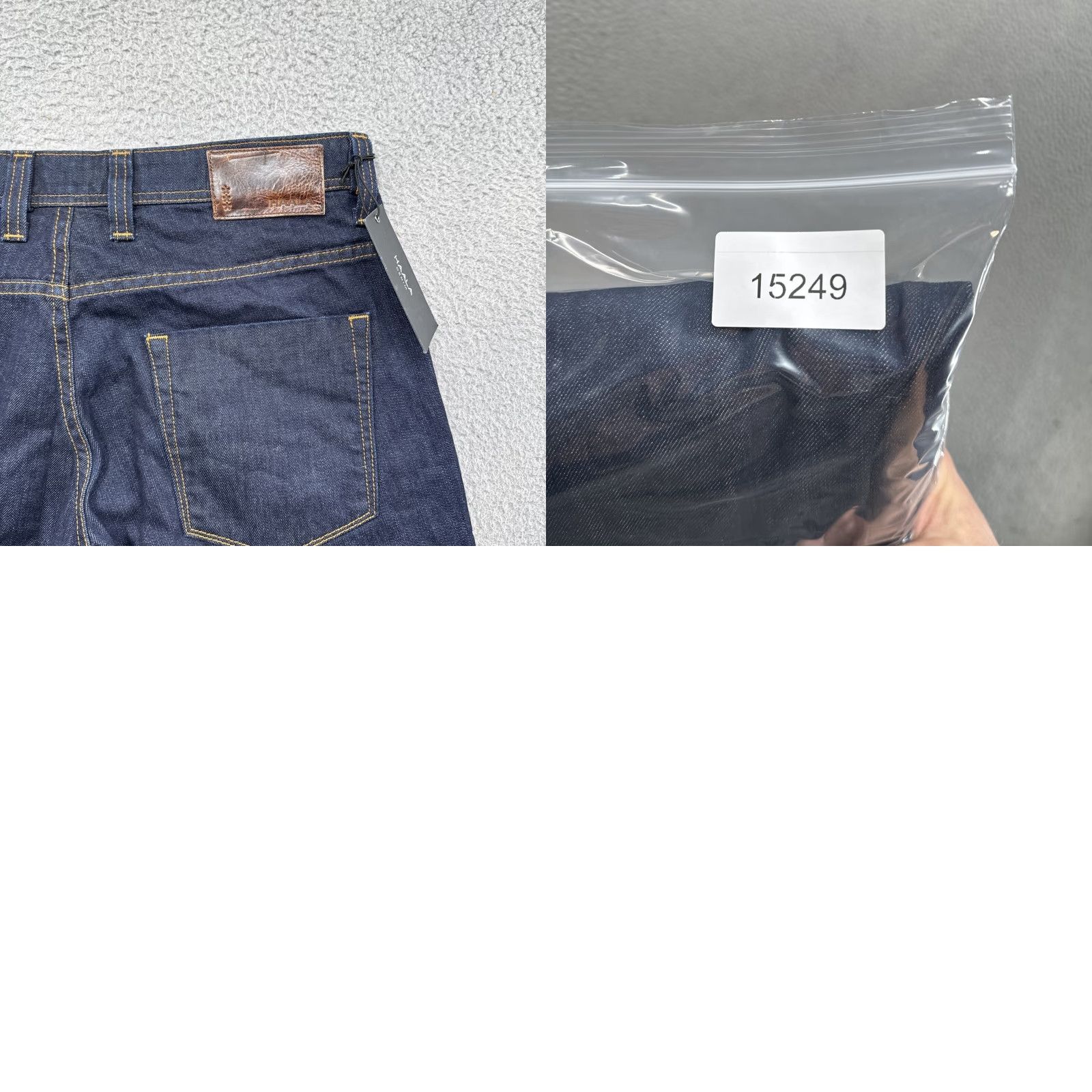 Vintage Haala Crosby Straight Jeans Men's 38x34 Dark Wash Cotton Denim 5-Pocket USA Made Size US 38 / EU 54 - 9 Thumbnail