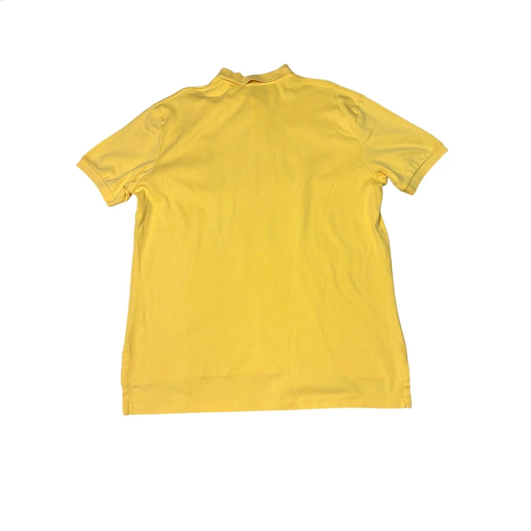 Polo Ralph Lauren VINTAGE Polo Ralph Lauren Mens Yellow Short Sleeve Polo Shirt Embroidered Pony L Size US L / EU 52-54 / 3 - 4 Thumbnail