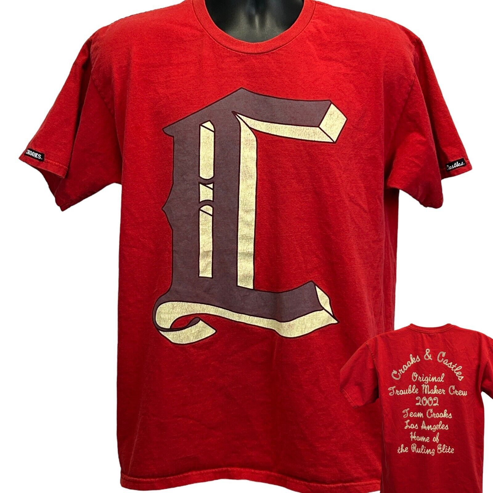 Crooks & Castles Vintage Crooks and Castles T Shirt Original Crew L Large Size US L / EU 52-54 / 3 - 1 Thumbnail