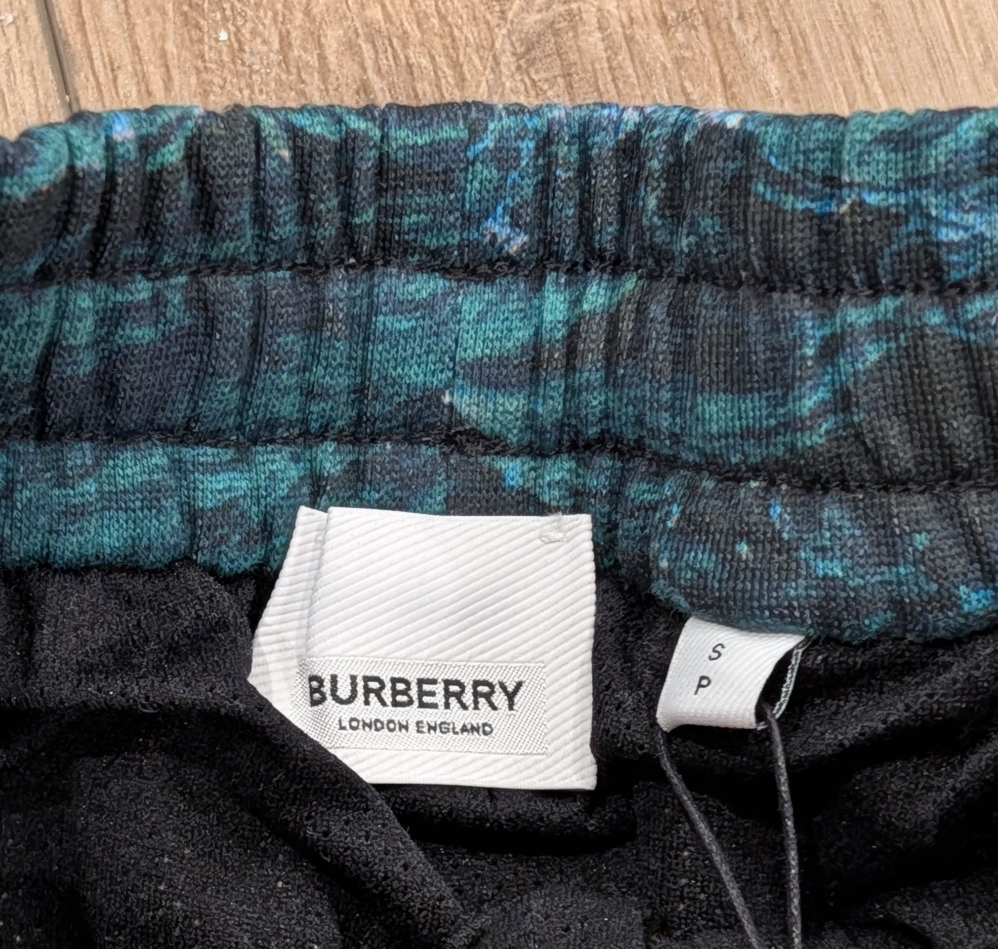Burberry Burberry Sea Print Track Pants Deep Teal Small Size US 30 / EU 46 - 7 Thumbnail