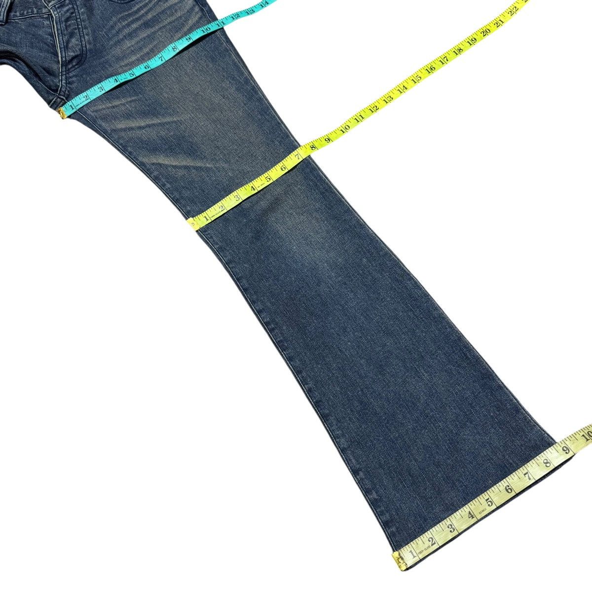 5351 POUR LES HOMMES 5351 Pour Les Hommes Denim Flare Jeans Hedi Slimane Size US 32 / EU 48 - 23 Thumbnail
