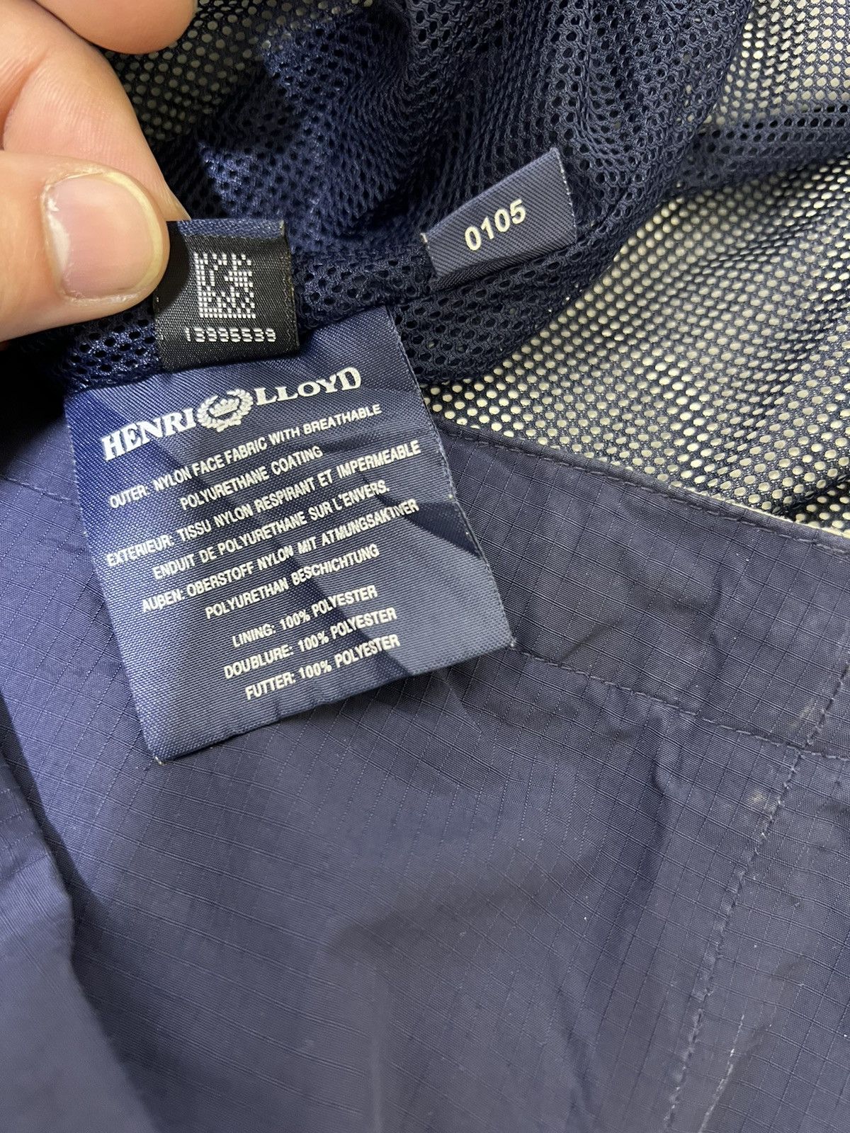 Henri Lloyd Henri Lloyd Vintage Navy Pullover Windbreaker Sailing Jacket Size US L / EU 52-54 / 3 - 12 Thumbnail