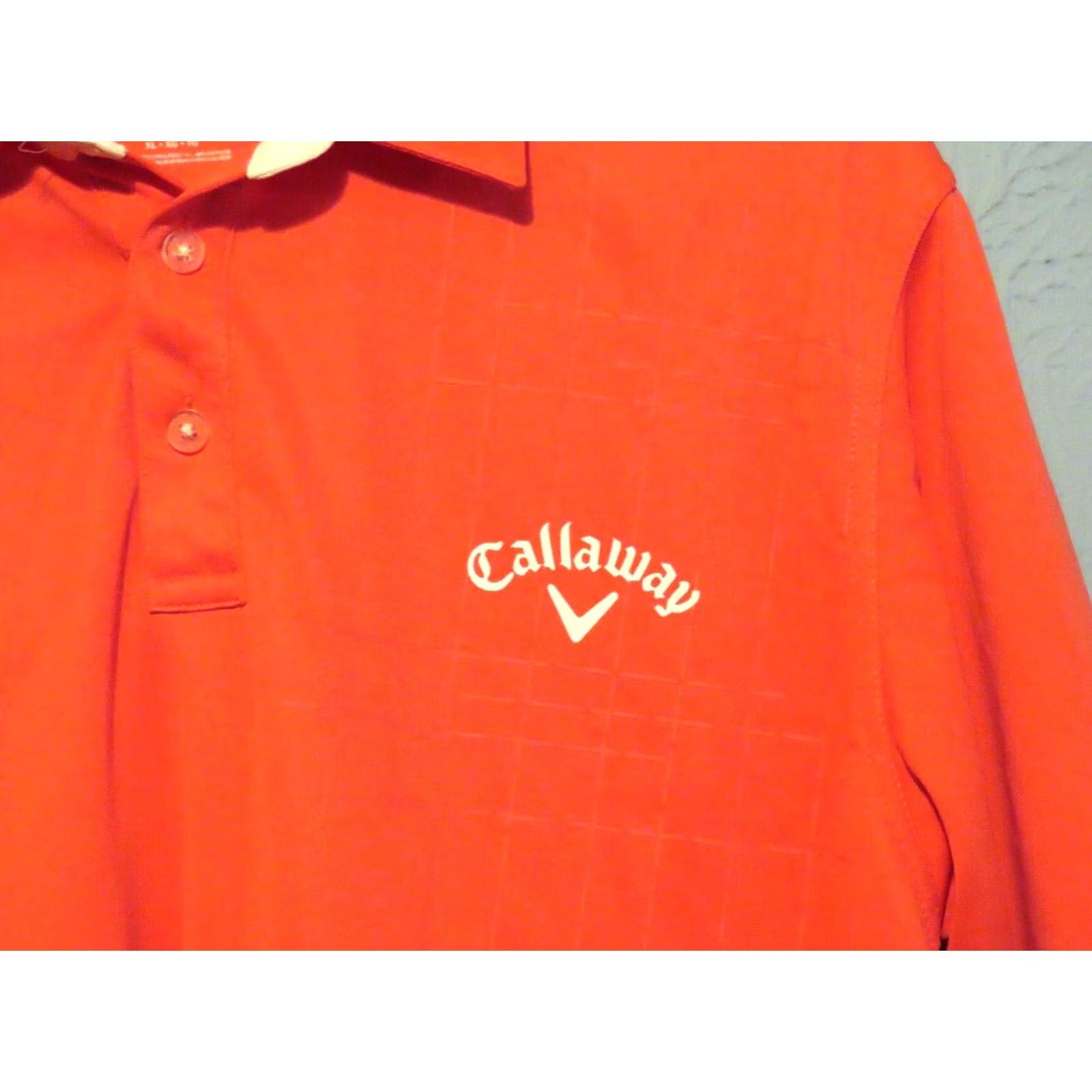 Callaway Callaway Polo Shirt Mens XL Pink Short Sleeve Logo Golf Size US XL / EU 56 / 4 - 2 Thumbnail