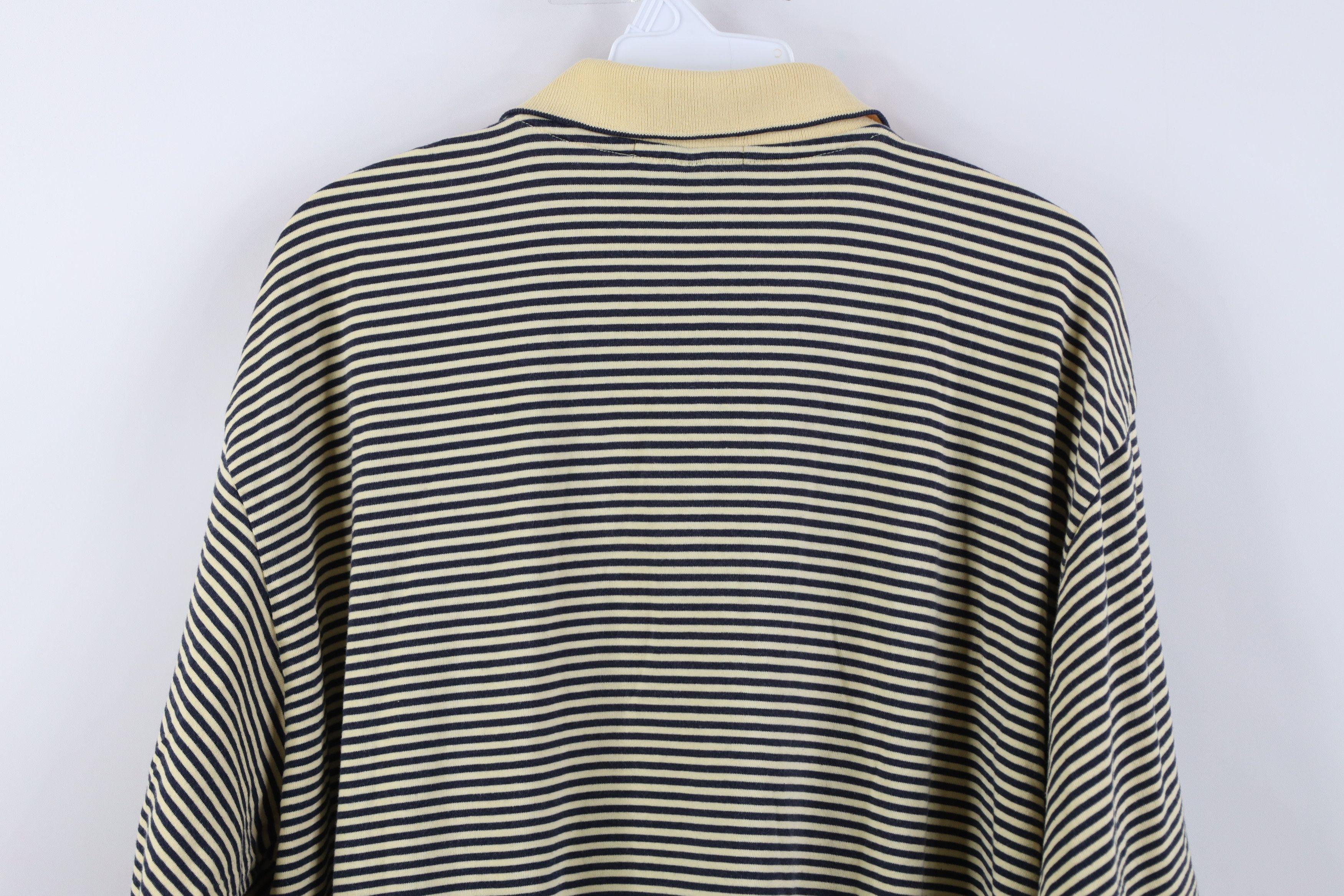 Vintage Vintage 90s Streetwear Striped Short Sleeve Golf Polo Shirt Size US XXL / EU 58 / 5 - 9 Thumbnail