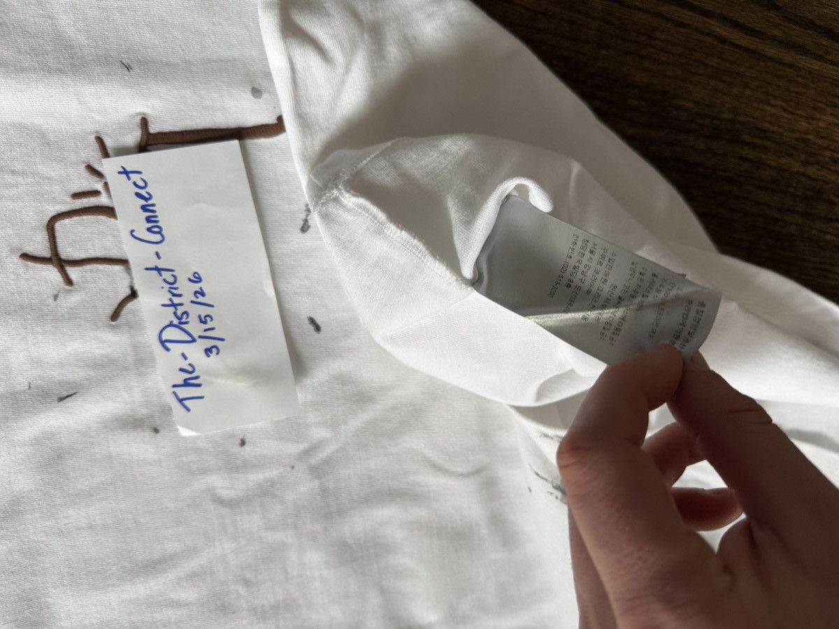 Dior × Travis Scott Oversized White T-Shirt Dior x Travis Scott Size US XXL / EU 58 / 5 - 16 Thumbnail