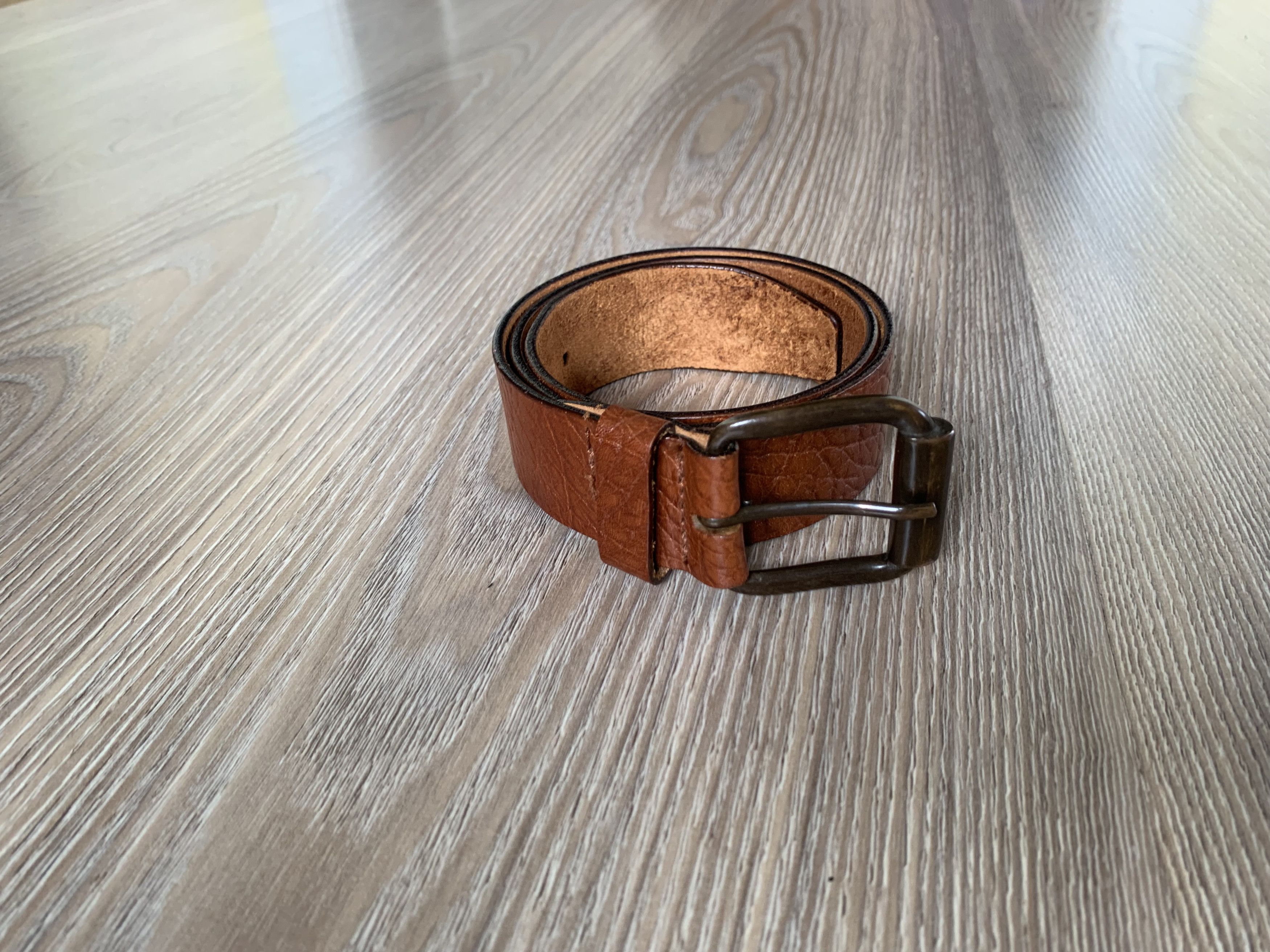 Esprit × Vintage Esprit Brown Classic Leather Belt Size ONE SIZE - 1 Thumbnail