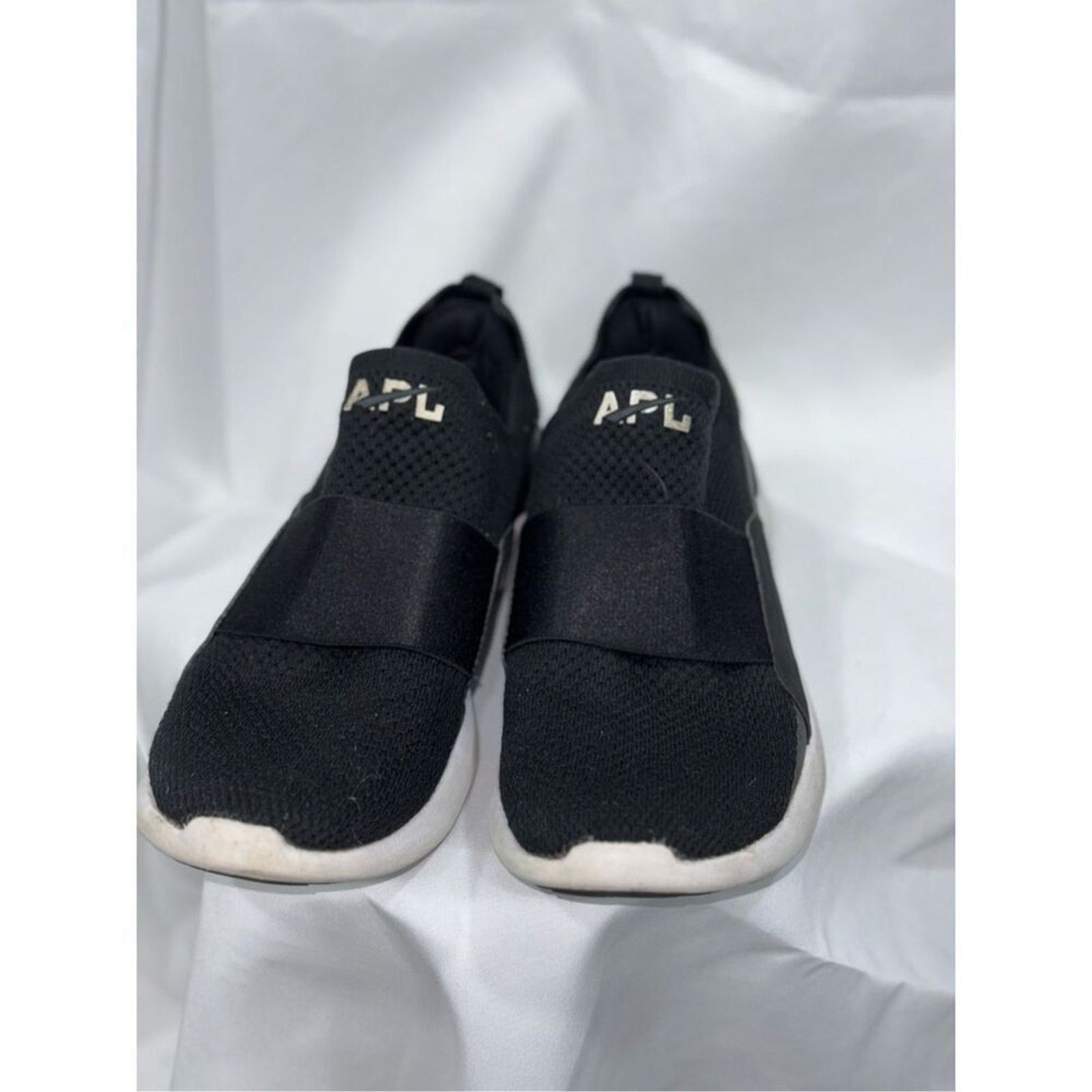 Athletic Propulsion Labs APL Black and White Slip-On Sneakers | Sz 8.5 Size US 8.5 / IT 38.5 - 3 Thumbnail