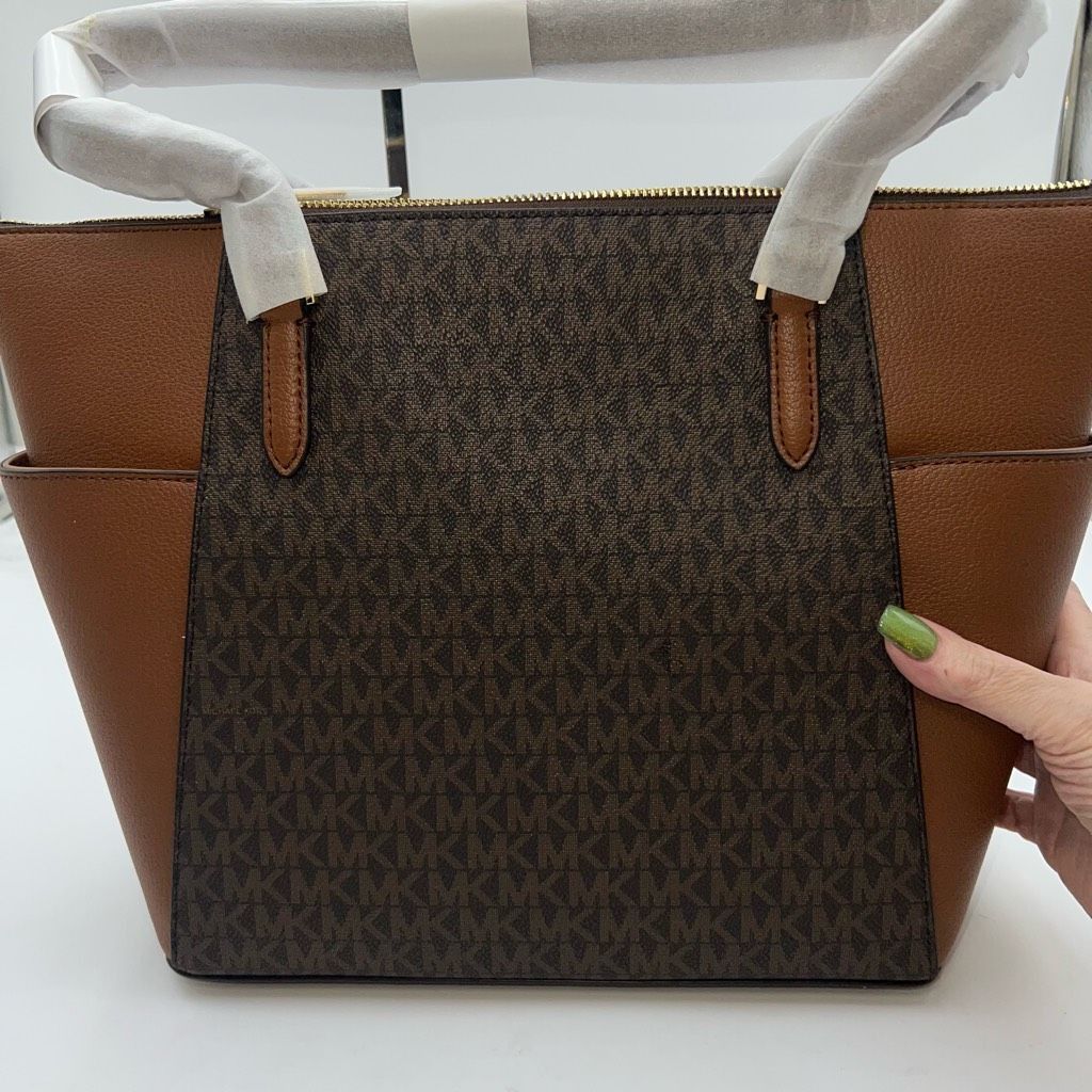 Michael Kors Michael Kors Charlotte Tote In Brown Size ONE SIZE - 4 Thumbnail