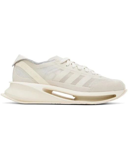 Y-3 × Yohji Yamamoto o1s22i1n0125 S-Gendo Run Low-Top Sneakers in Beige Size US 11.5 / EU 44-45 - 1 Thumbnail