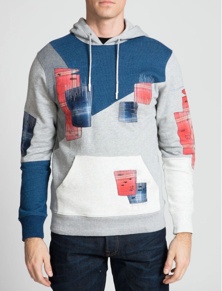 Prps Prps Men's Patchwork Hoodie XXL Size US XXL / EU 58 / 5 - 4 Thumbnail