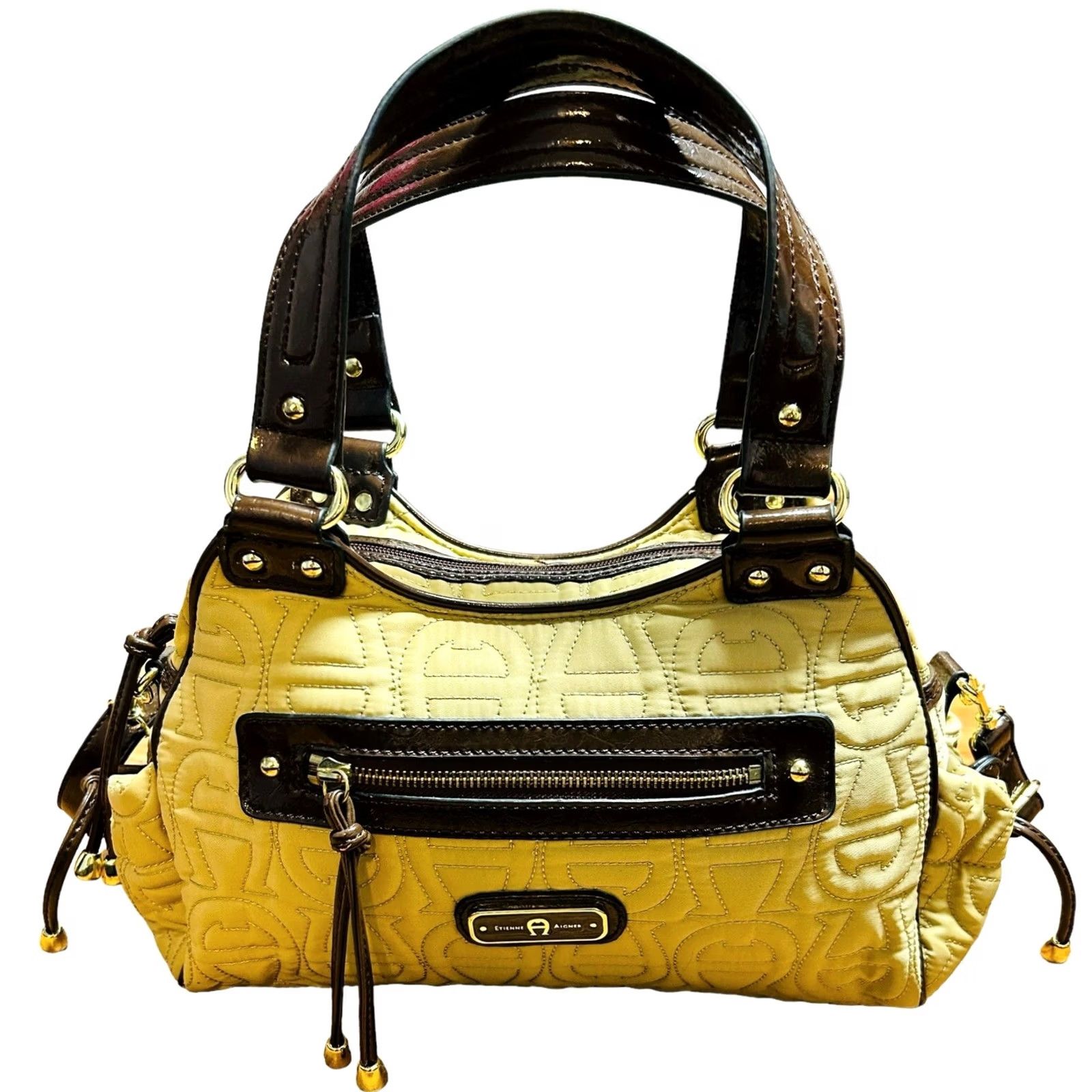 Etienne Aigner Etienne Aigner Women's Crossbody Purse Brown Shoulder Handbag Tote Bag Size ONE SIZE - 7 Thumbnail