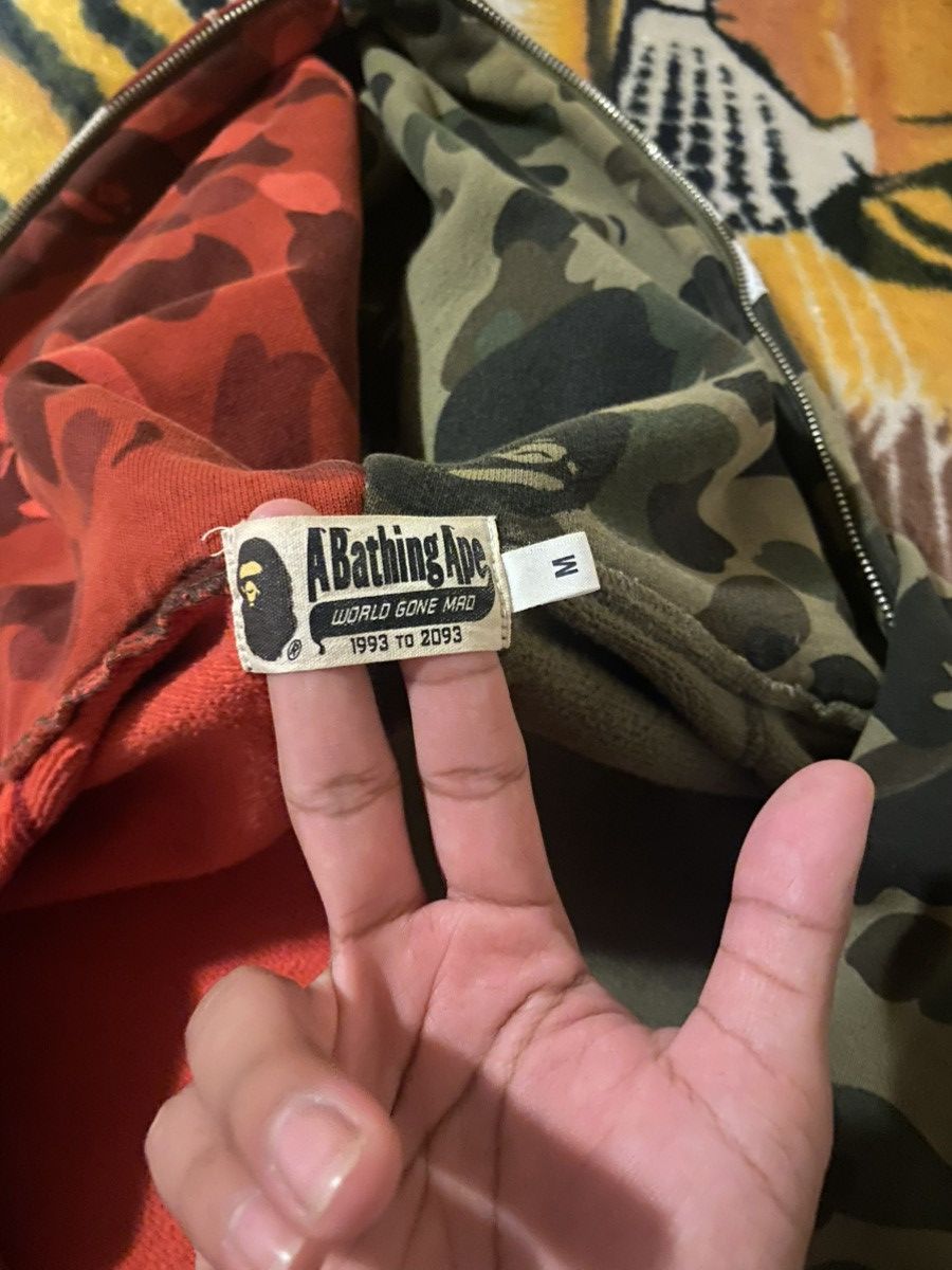 Bape Rare BAPE ape head zip up hoodie Size US M / EU 48-50 / 2 - 6 Thumbnail