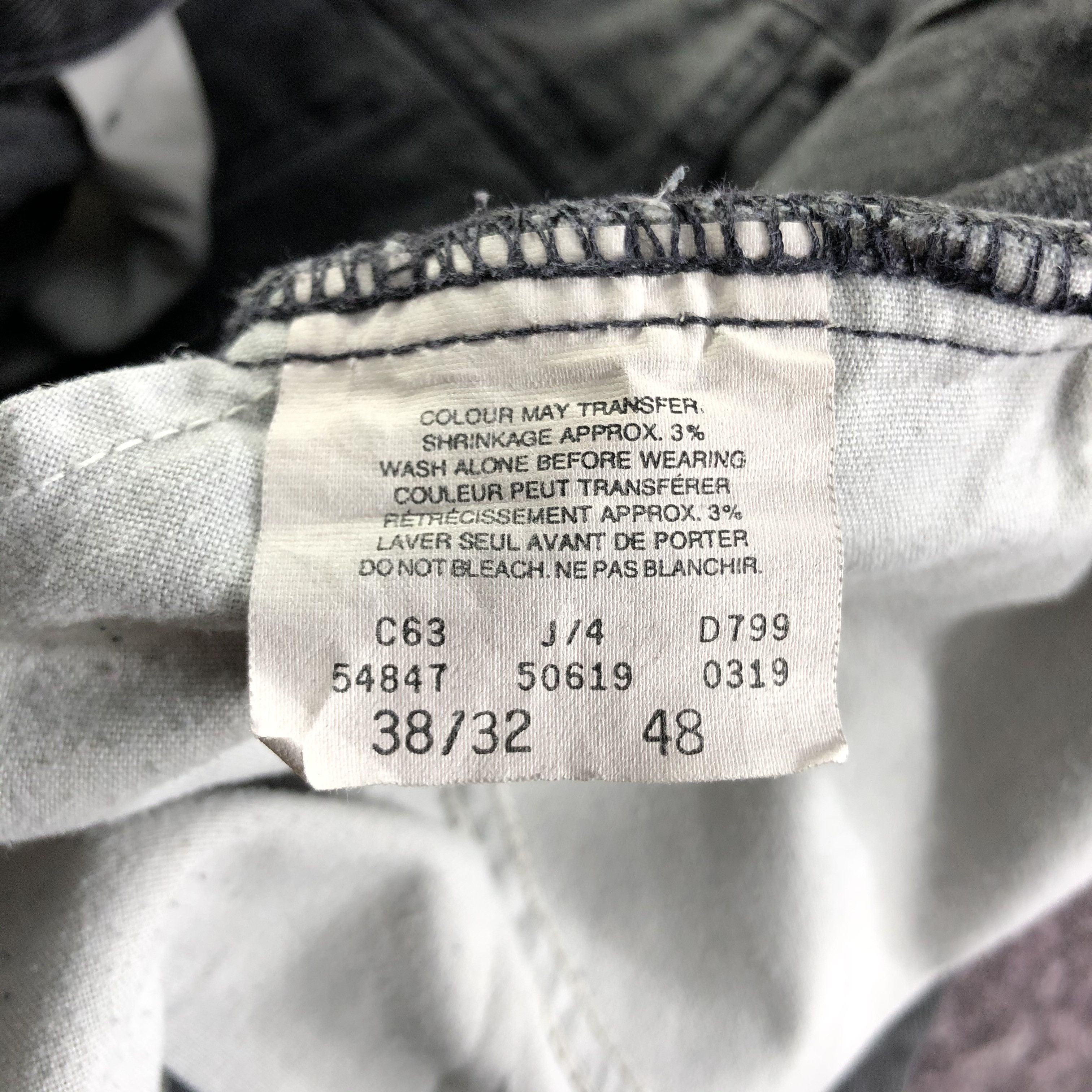 Levi's × Vintage Vintage 90s Black Levis Jeans-JM3366 Size US 37 - 10 Thumbnail