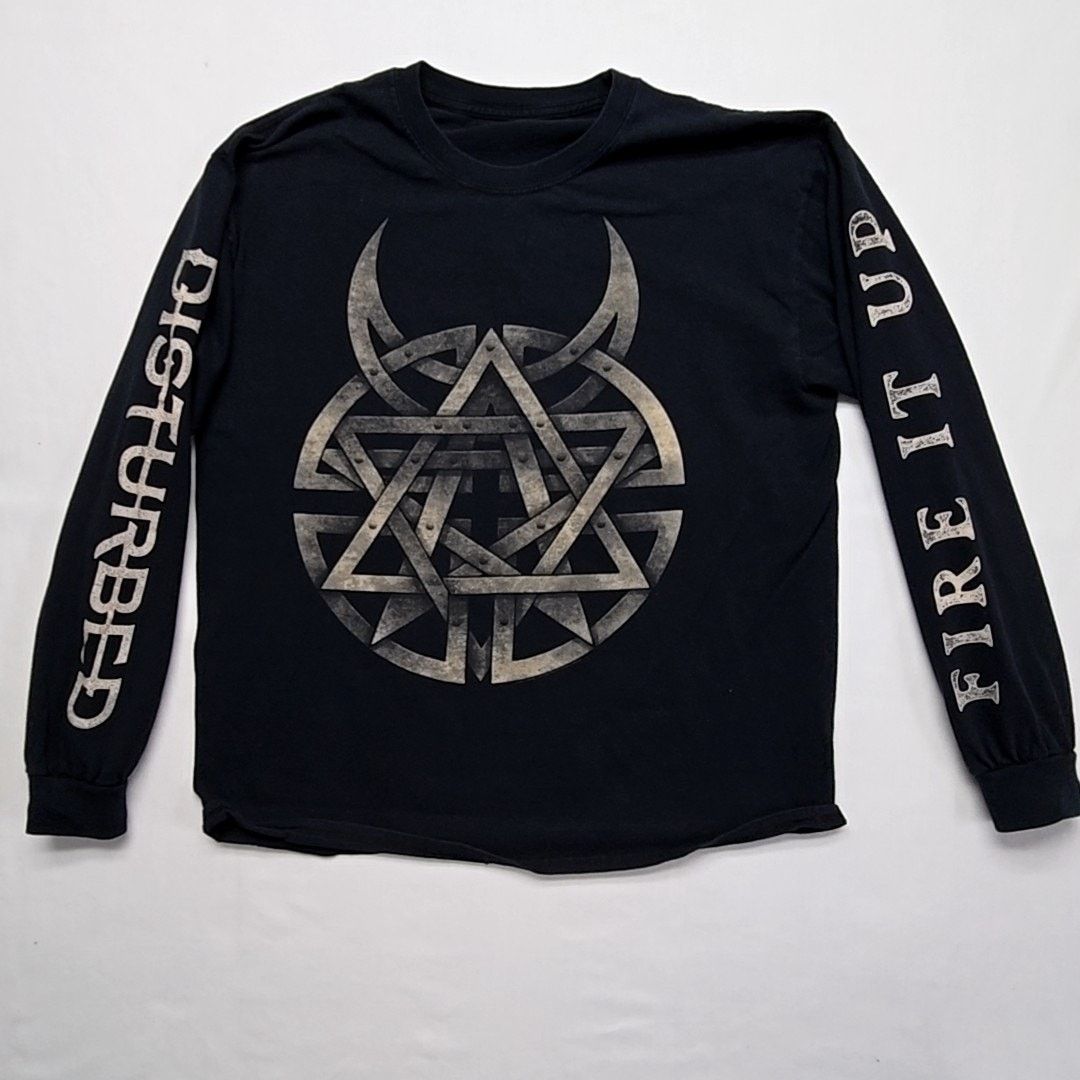 Other Disturbed Fire It Up Shirt Long Sleeve Black Metal Concert L Size US L / EU 52-54 / 3 - 1 Thumbnail