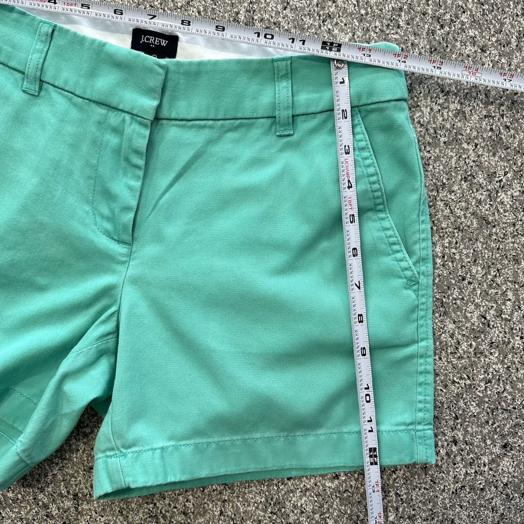 J.Crew J.CREW Shorts Womens 0 28x5 Chino Casual Mint Green Cotton 5” XS? Size 25" / US 0 / IT 36 - 5 Thumbnail