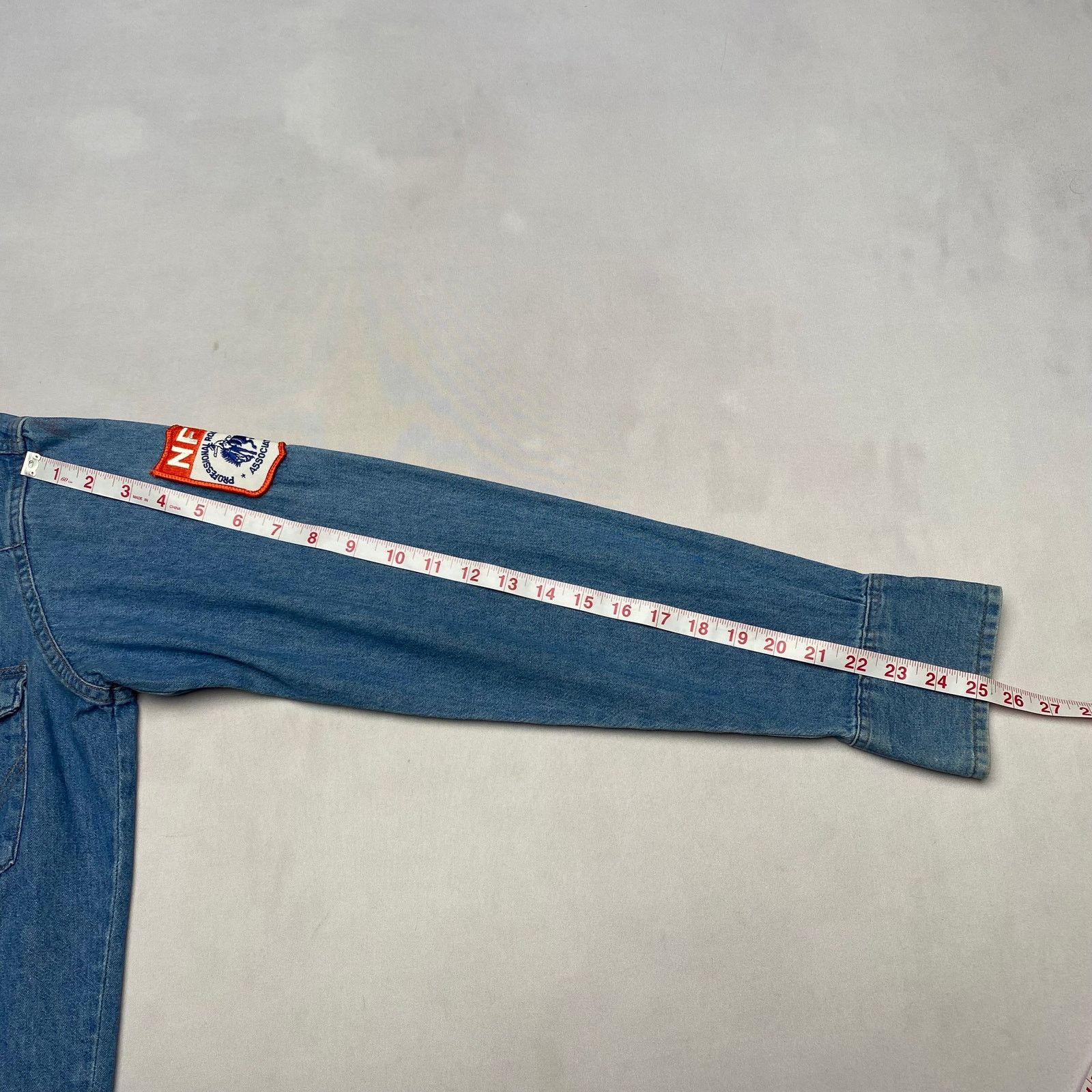 Vintage × Wrangler Vintage 1994 Wrangler NFR National Finals Rodeo Denim Small Size US S / EU 44-46 / 1 - 9 Thumbnail