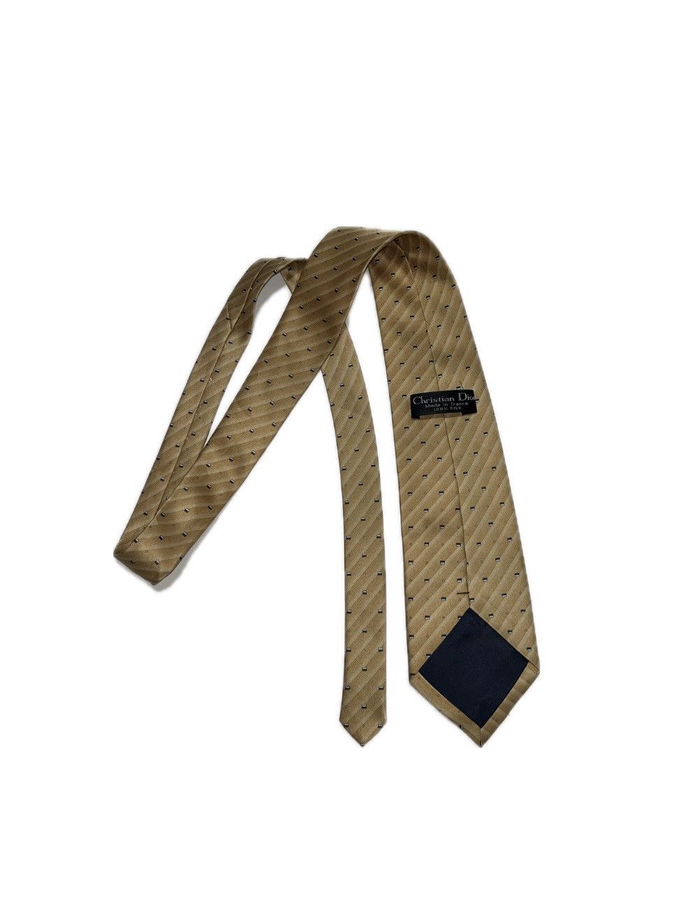 Dior Vintage Christian Dior Silk Tie Size ONE SIZE - 1 Thumbnail