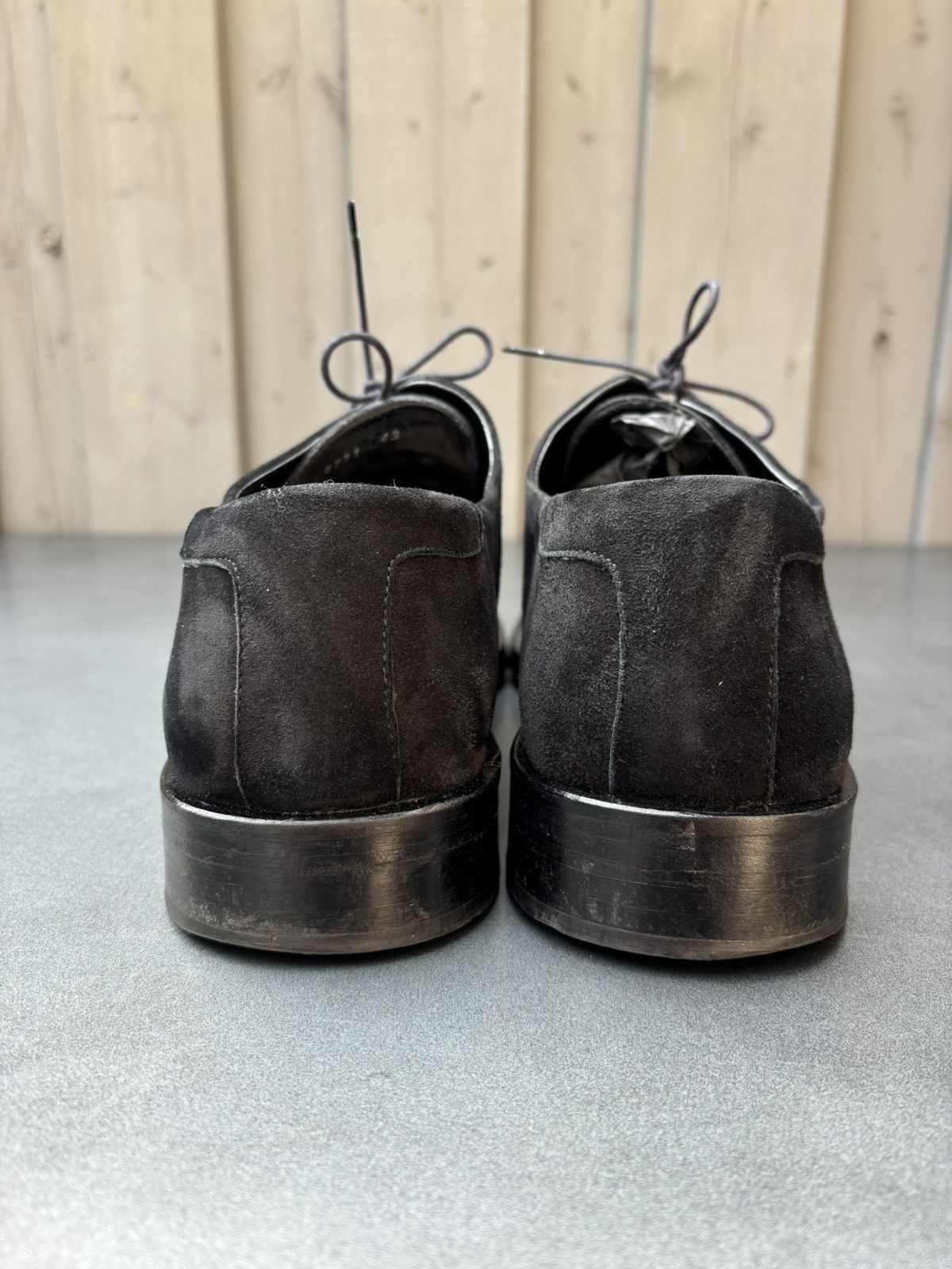 Gianfranco Ferre × Vintage Vintage Gianfranco Ferre Square Toe Suede Dress Shoes 80s 90 Size US 10.5 / EU 43-44 - 9 Thumbnail