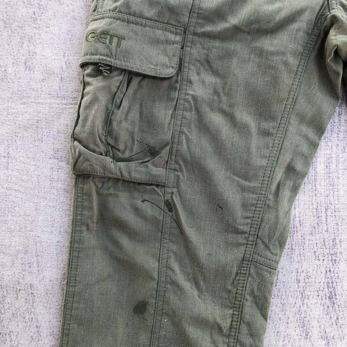 Japanese Brand Stretchable Waist Cargo Pants Suitable for outdoor Style Size US 32 / EU 48 - 5 Thumbnail