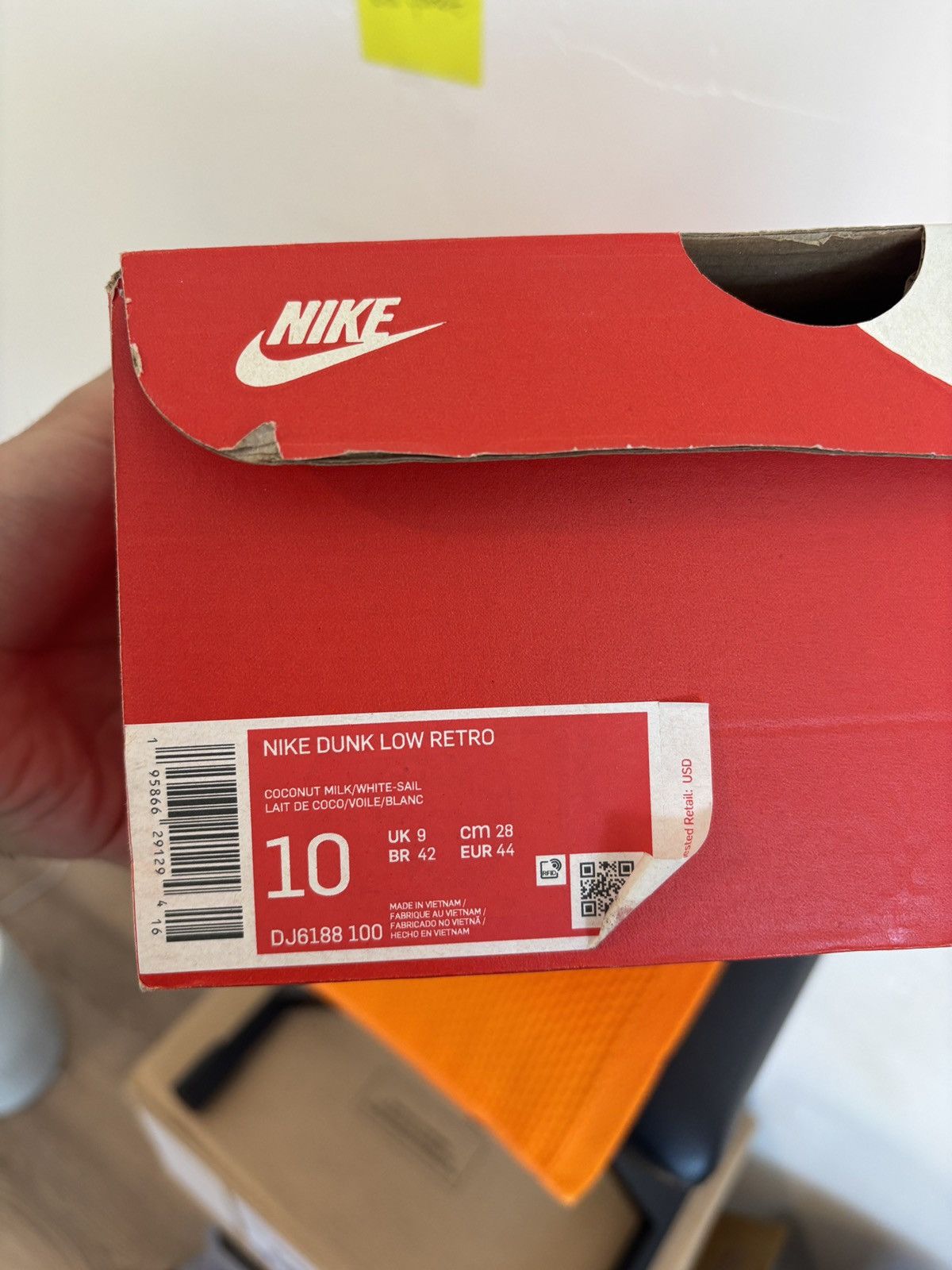 Nike Nike Dunk Low Coconut Milk Size US 10 / EU 43 - 10 Thumbnail