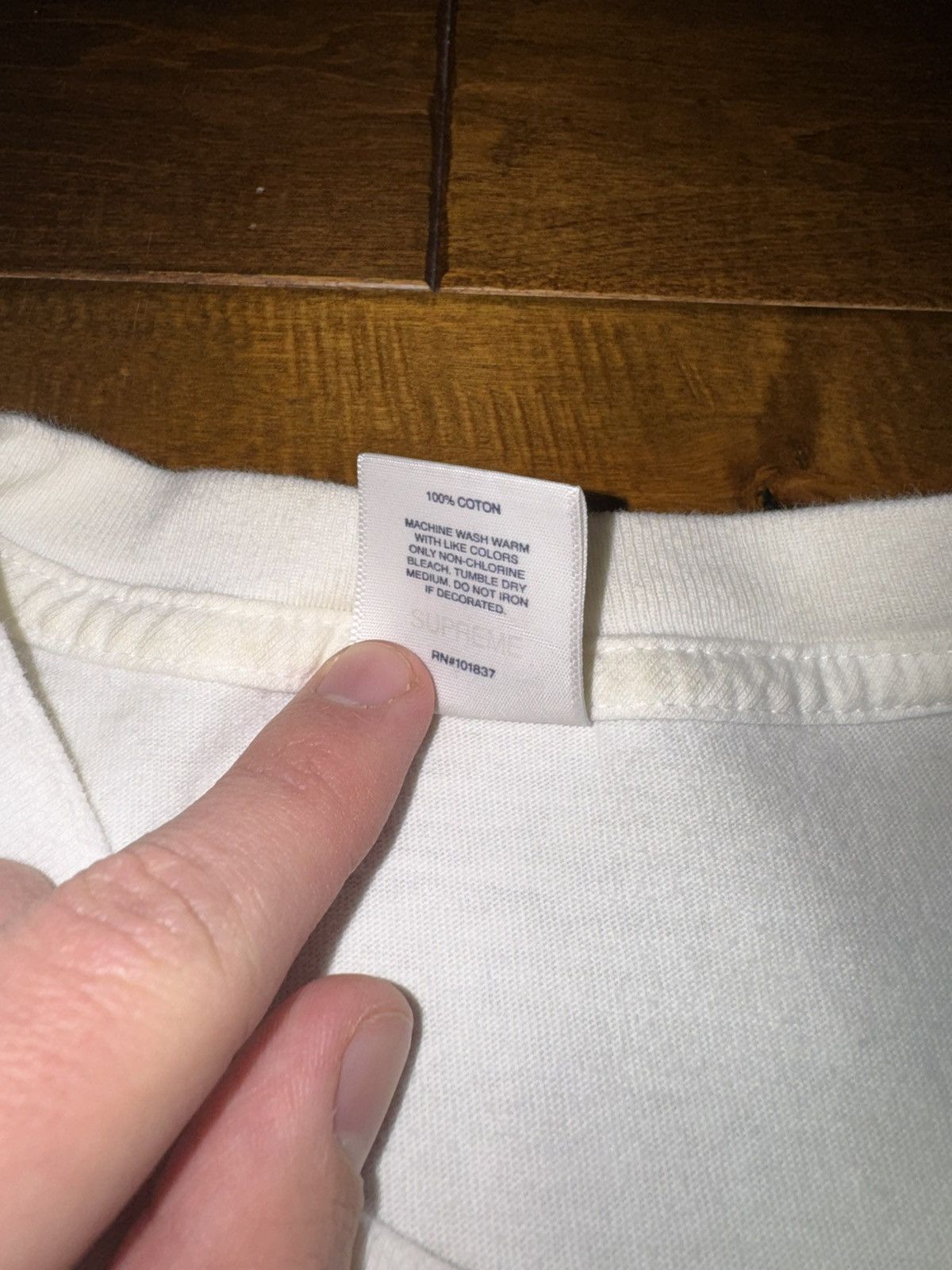 Jean Paul Gaultier × Supreme Supreme Jean Paul Gaultier White Tee Size US M / EU 48-50 / 2 - 3 Thumbnail