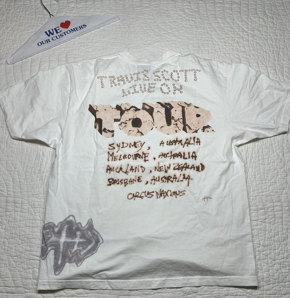 Travis Scott Travis Scott 2024 Utopia Tour Skitzo Tee/ New Size XL Size US XL / EU 56 / 4 - 2 Thumbnail
