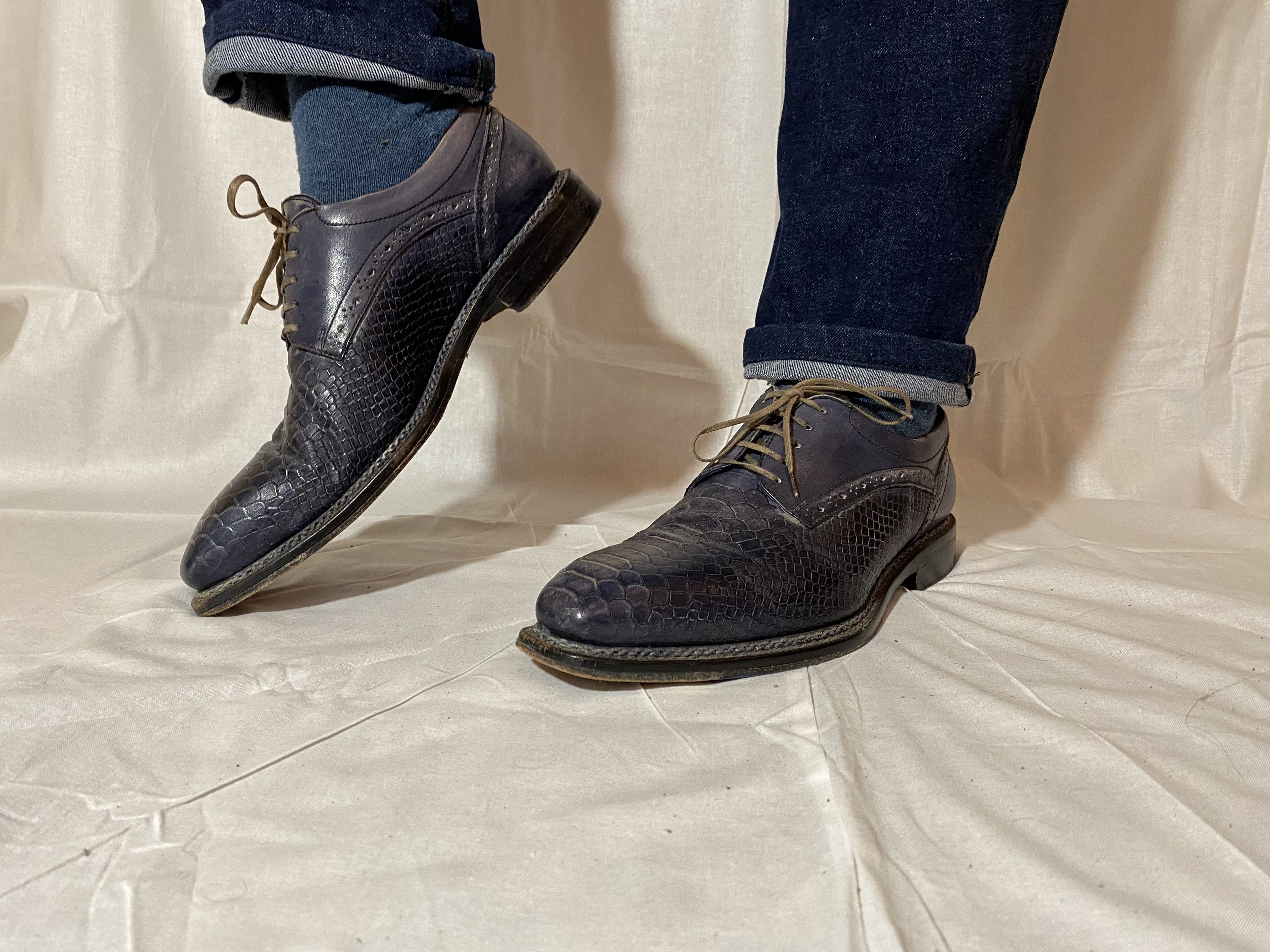 Vintage Designer Shoes Python By Konstantin Starke New York Size US 8.5 / EU 41-42 - 2 Thumbnail