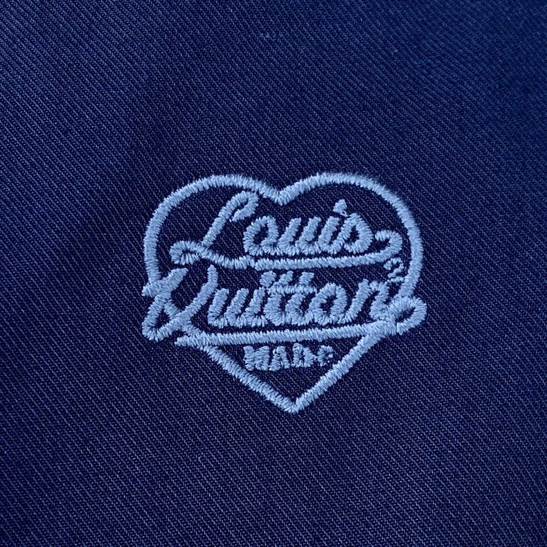Louis Vuitton Louis Vuitton 22 navy blue logo embroidered cotton slacks Size US 40 / EU 56 - 5 Thumbnail