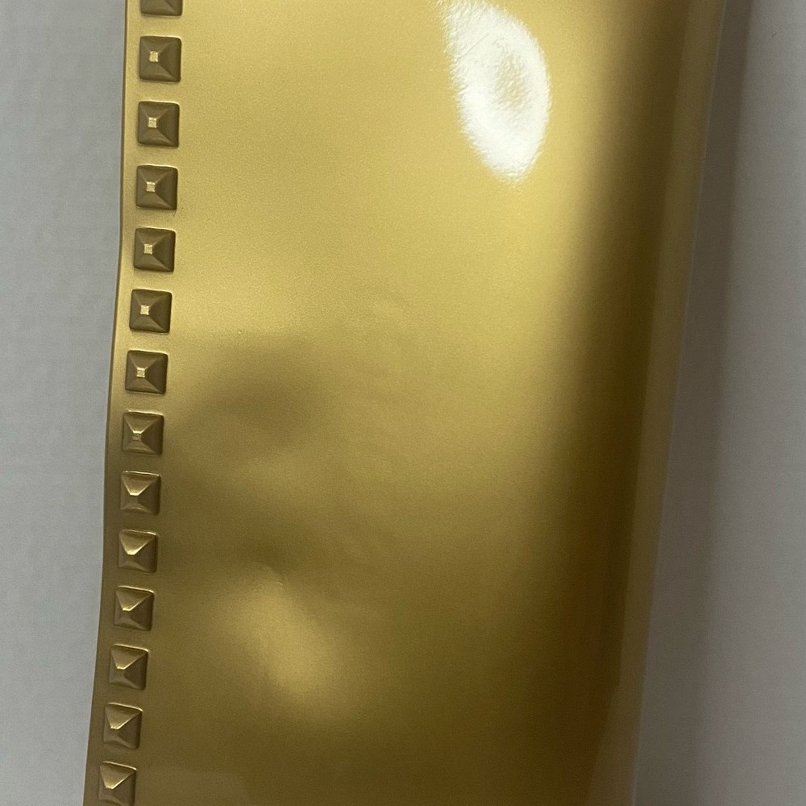 & Other Stories Carmen Sol gold "Julian Pochette" clutch trimmed w/ studs Size ONE SIZE - 5 Thumbnail
