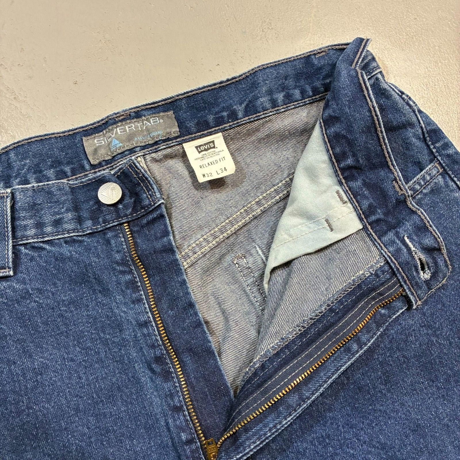 Levi's Vintage 90s Levi's Silver Tab Relaxed Fit Skater Jeans 32x34 Size US 32 / EU 48 - 5 Thumbnail