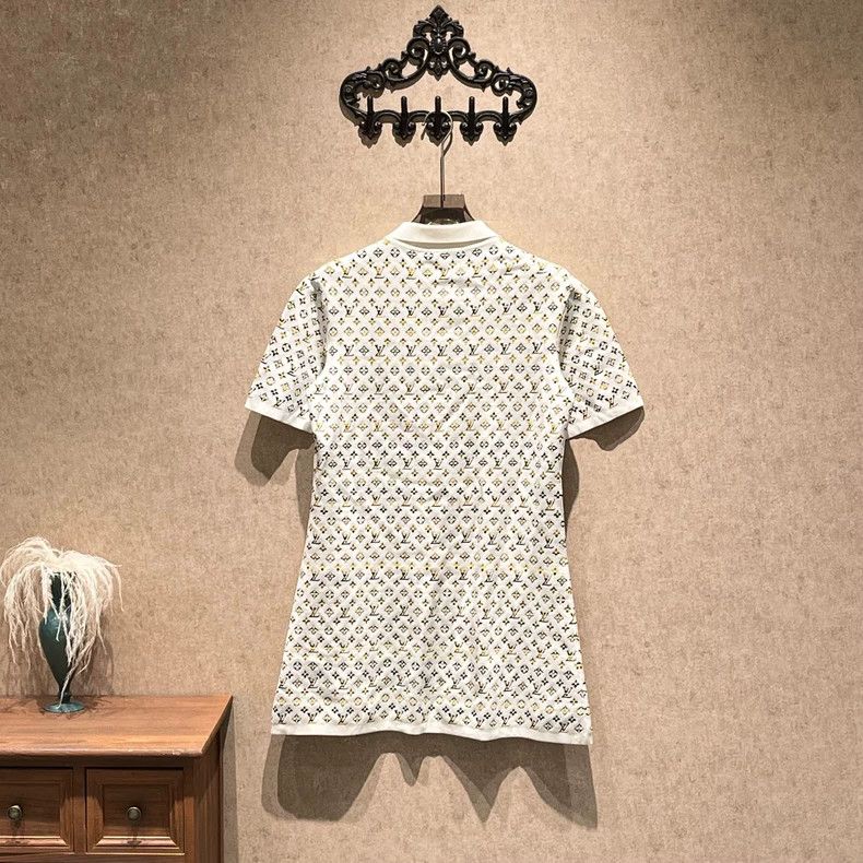 Louis Vuitton Louis Vuitton 23ss presbyopic full-print knit dress Size L / US 10 / IT 46 - 3 Thumbnail