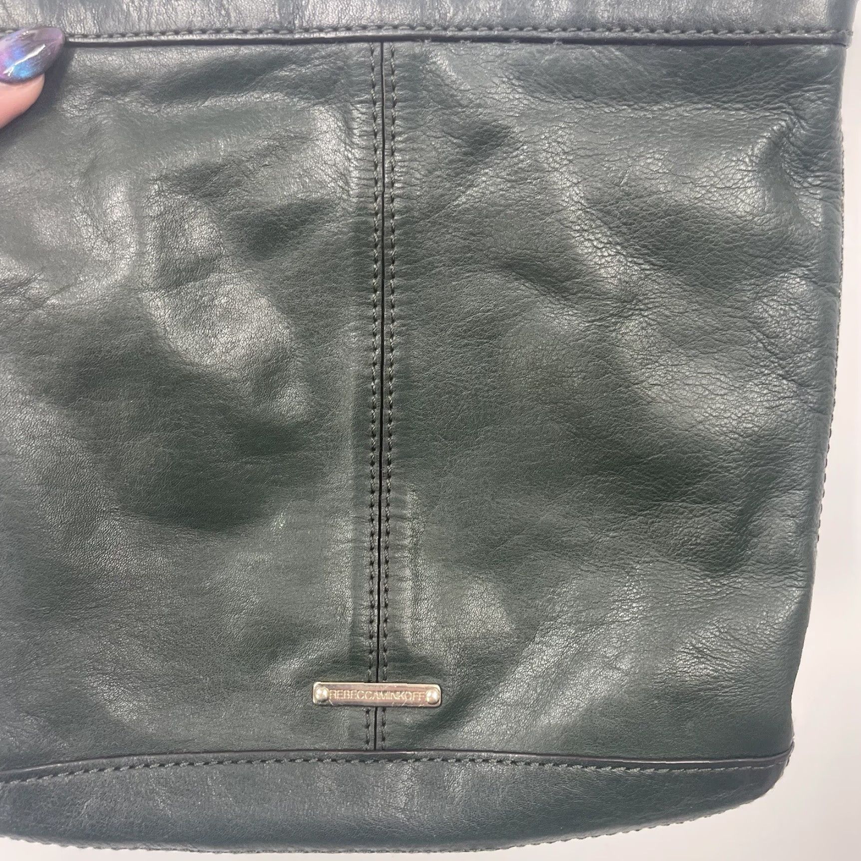 Rebecca Minkoff VINTAGE Rebecca Minkoff Sawyer M.A.B. Purse Crossbody Bag Green Small Women's Leather Bag "M.A.B." Pouch Zip Quiet Lux Size S / US 4 / IT 40 - 7 Thumbnail