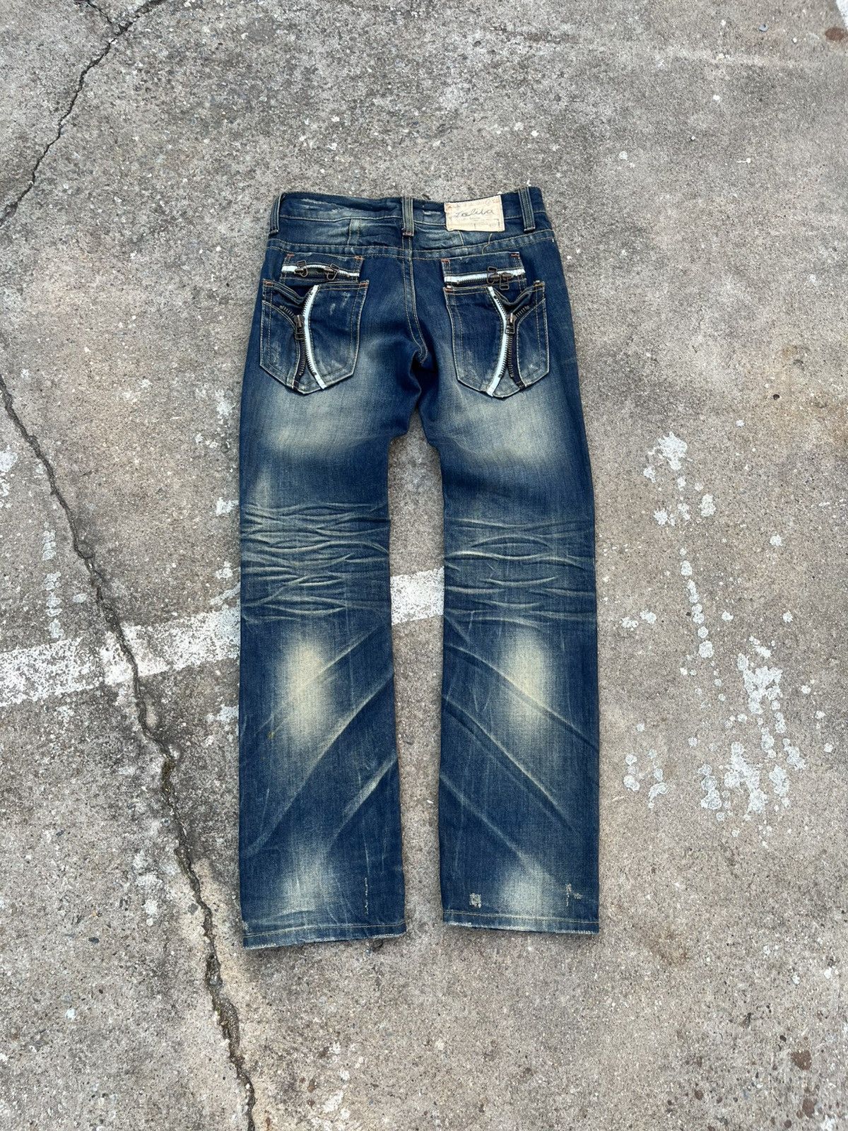 If Six Was Nine Vtg LOLITA EXOTIC DISTRESSED DENIM perfectly Size US 34 / EU 50 - 14 Thumbnail