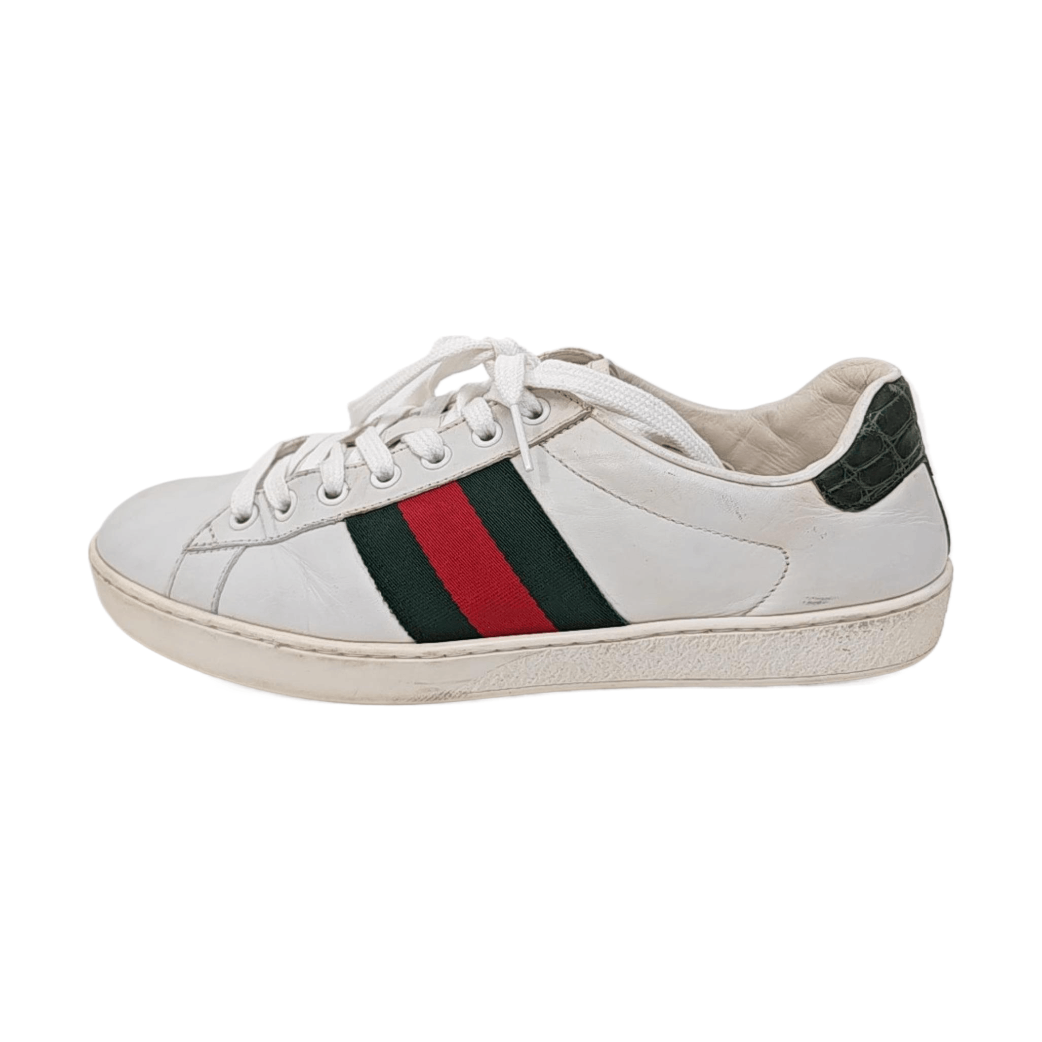 Gucci Gucci Ace Web Stripe Low-Top Sneakers US 7.5 Size US 6.5 / EU 39-40 - 1 Thumbnail