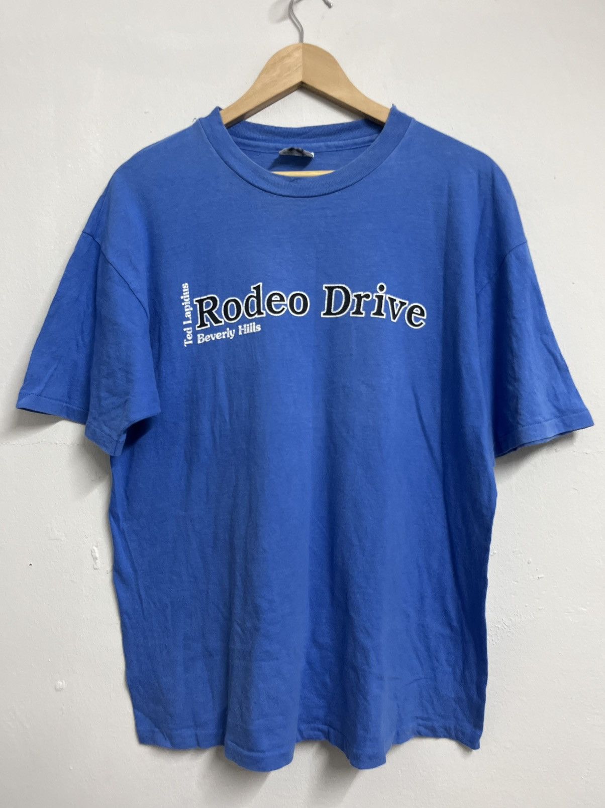 Moschino 💥TRUE VINTAGE Ted Lapidus Rodeo Drive Beverly Hills Tee Size US L / EU 52-54 / 3 - 1 Thumbnail