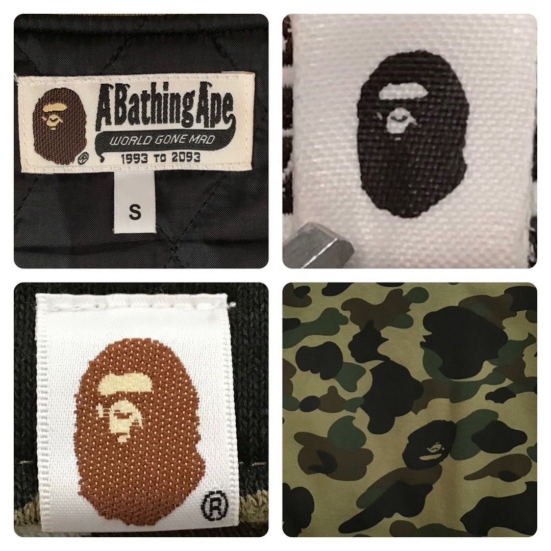 Bape BAPE camo Sweat varsity jacket 1st camo green a bathing ape Size US S / EU 44-46 / 1 - 8 Thumbnail