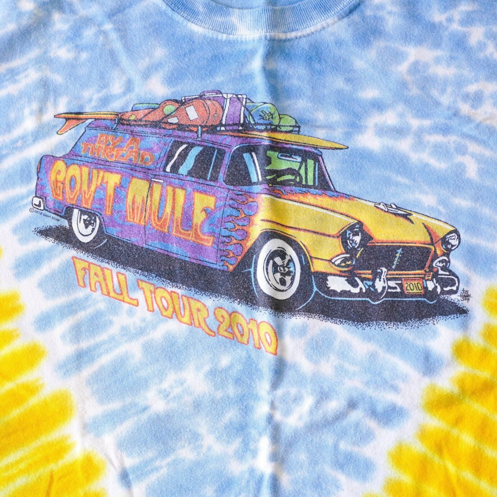 Other Gov't Mule By A Thread 2010 Tour Band Tee Tie Dye T-Shirt XL Size US XL / EU 56 / 4 - 3 Thumbnail