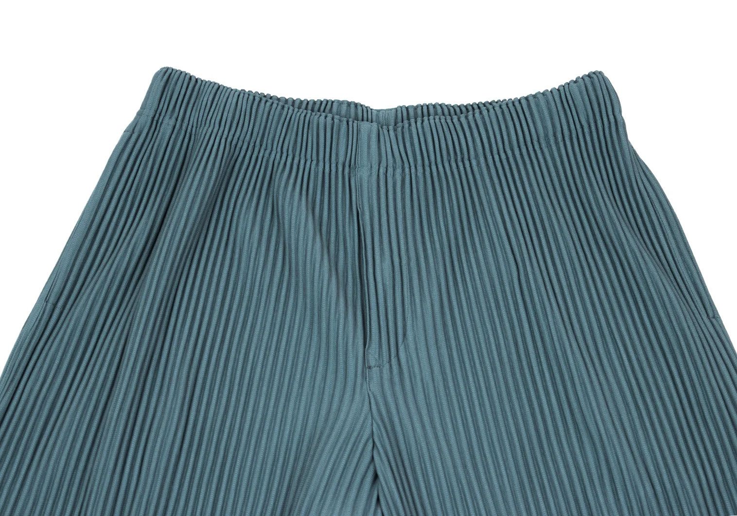 Issey Miyake Pleats Straight Pants in Blue Gray Size US 32 / EU 48 - 2 Thumbnail