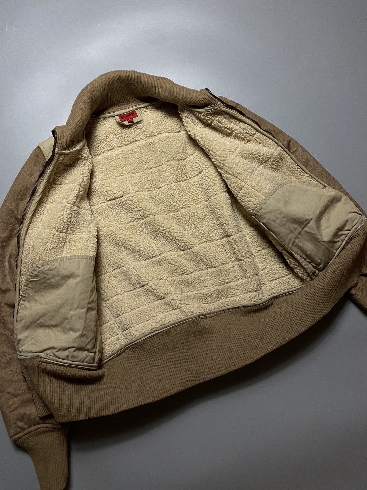 Schott Schott USA M-1 suede bomber jacket Size US S / EU 44-46 / 1 - 8 Thumbnail