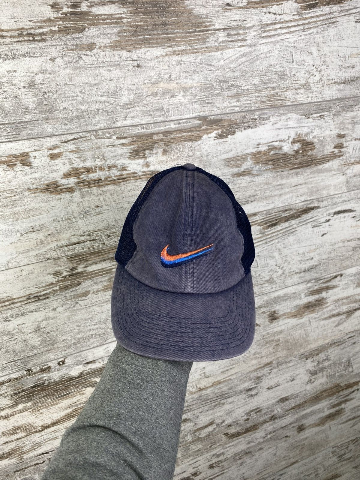 Nike × Vintage Mens Vintage Nike big logo hats cap hat y2k rare swoosh acg Size ONE SIZE - 1 Thumbnail