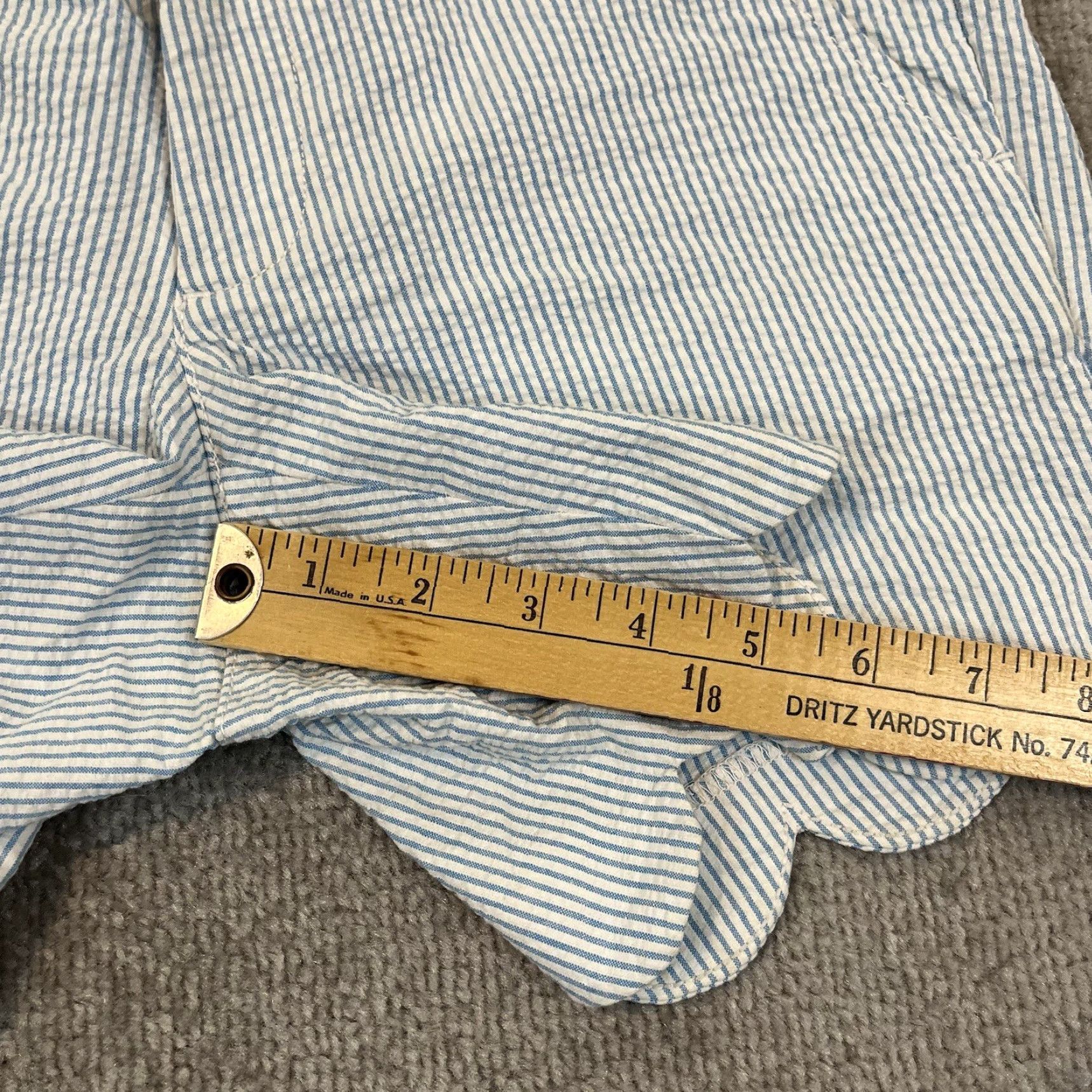 Lilly Pulitzer Lilly Pulitzer Shorts Womens Size 00 Buttercup Blue White Striped 92034 Size 24" / US 00 / IT 34 - 5 Thumbnail