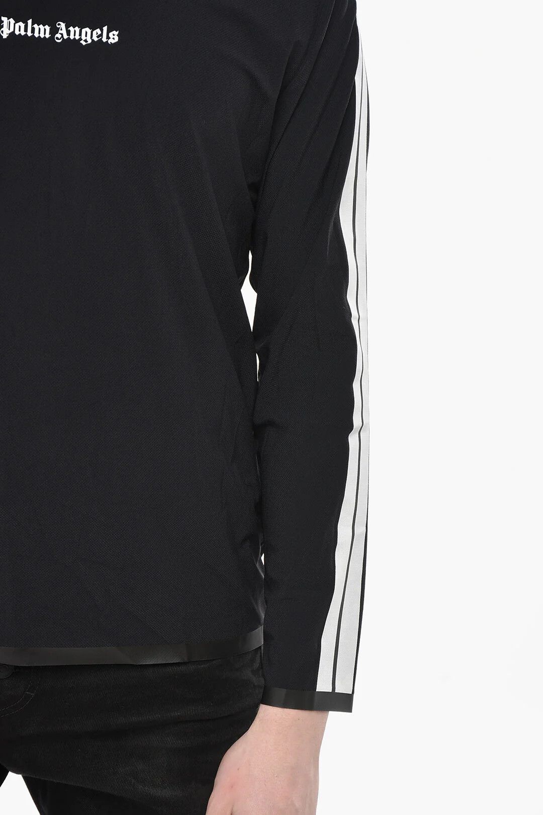 Palm Angels og1mm0226 Tech Fabric Long-Sleeve T-Shirt in Black Size US S / EU 44-46 / 1 - 3 Thumbnail