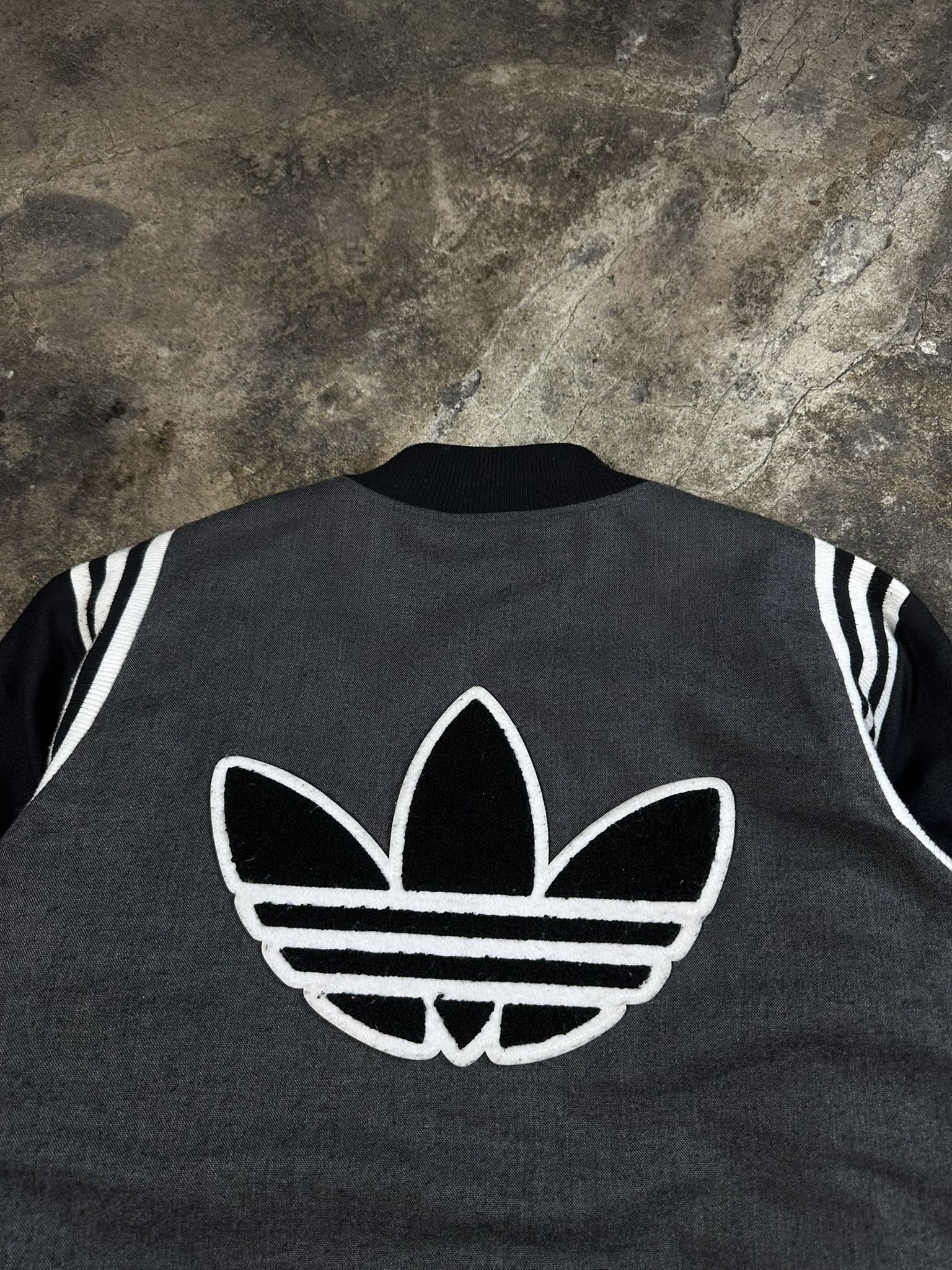 Adidas Adidas College Varsity Bomber Jacket Size US L / EU 52-54 / 3 - 3 Thumbnail