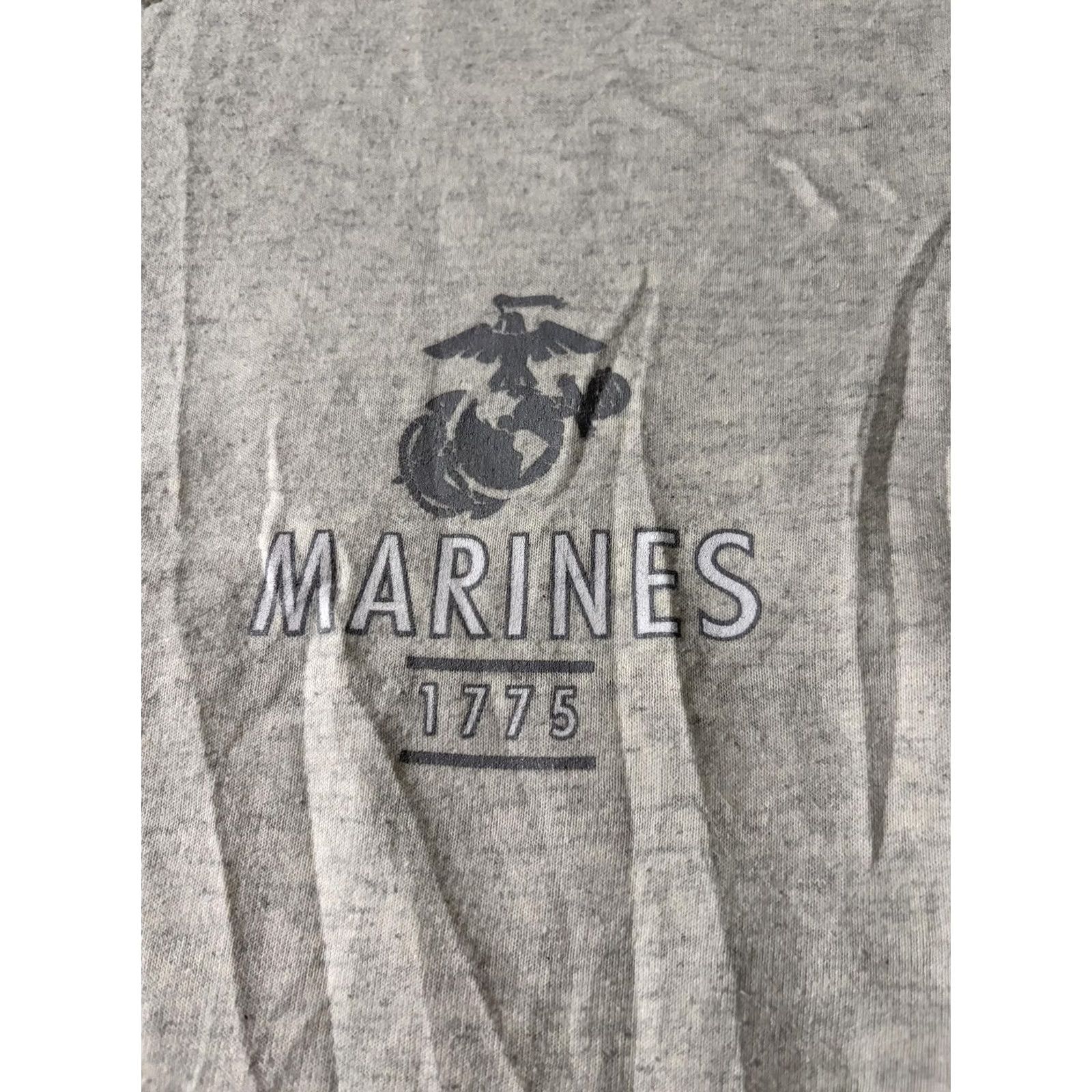 Champion Champion Shirt Mens M Gray Sweatshirt Quarter Zip Fleece Mock Neck Marines Size US M / EU 48-50 / 2 - 5 Thumbnail