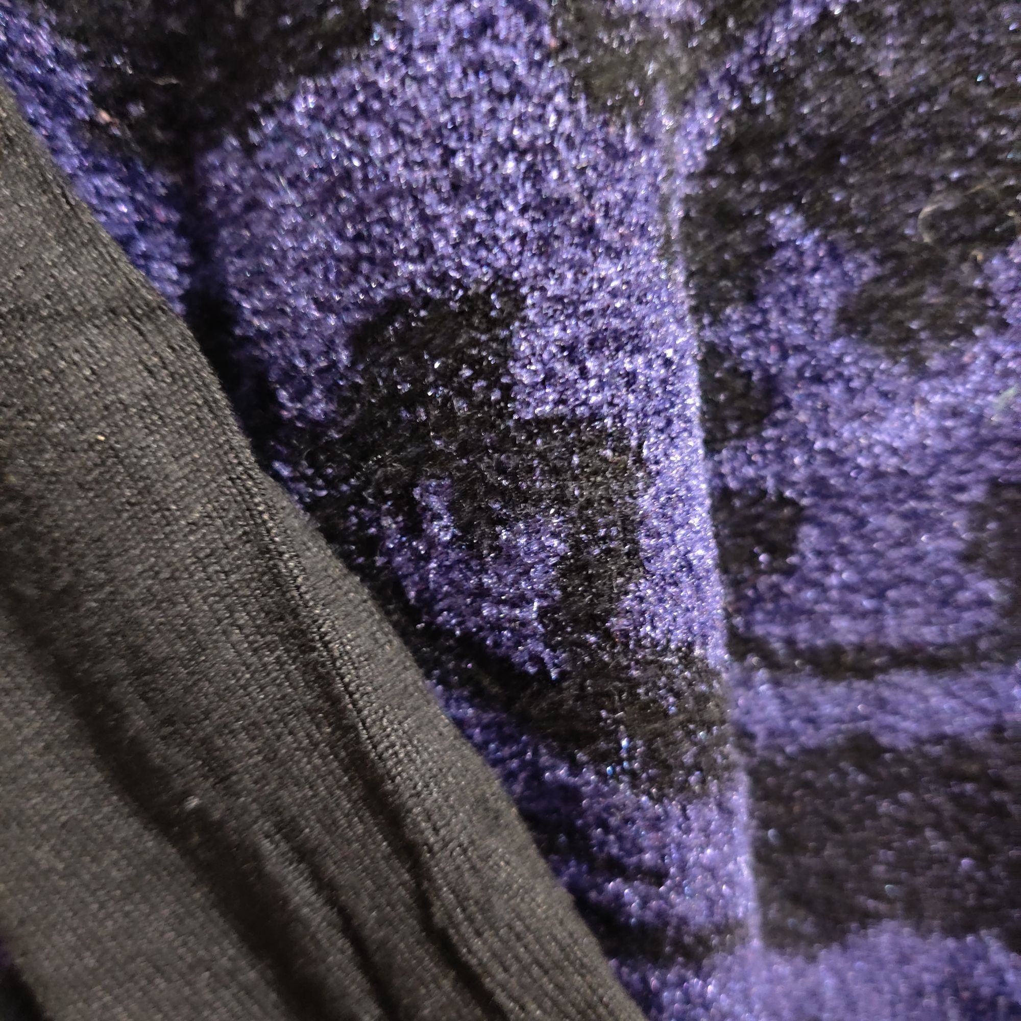 Other Dana Buchman M Purple Black Baroque Damask Knit Sweater Long Size M / US 6-8 / IT 42-44 - 8 Thumbnail