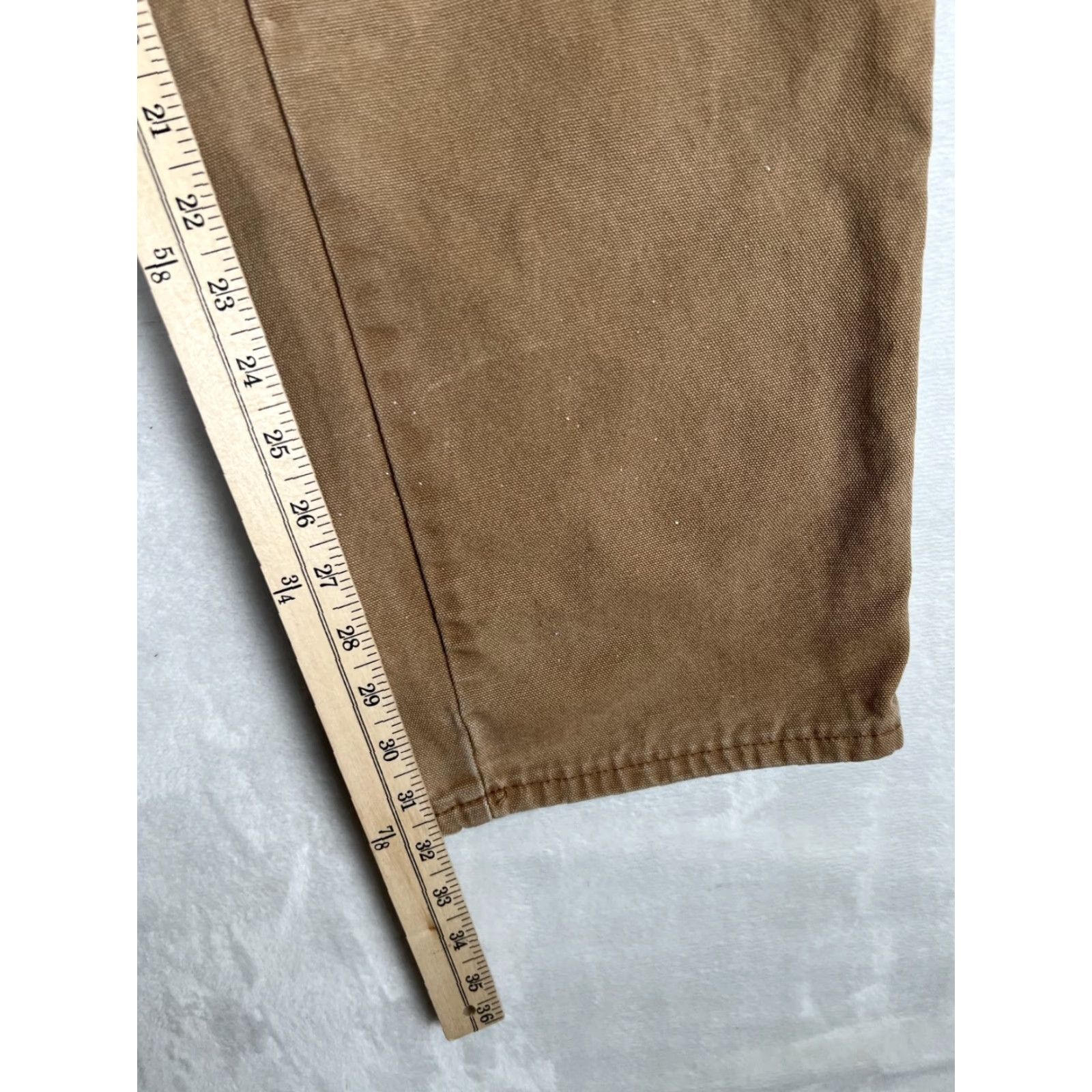 Dickies Dickies Carpenter Pants Workwear Canvas Brown 34x32 Regular Men Pants Grunge 90s Stained Pockets USA Size US 34 / EU 50 - 6 Thumbnail