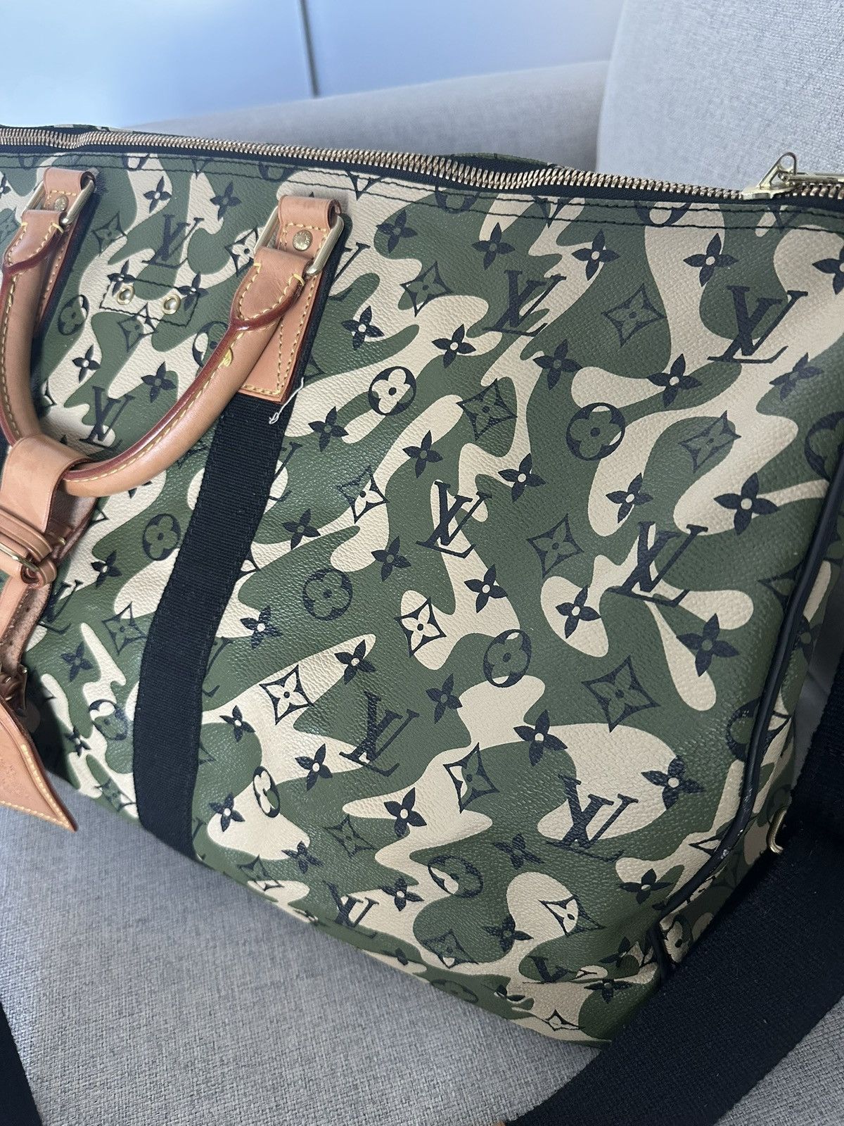 Louis Vuitton × Takashi Murakami Louis Vuitton x Murakami Monogramouflage Duffle Keepall 55 Size ONE SIZE - 2 Thumbnail